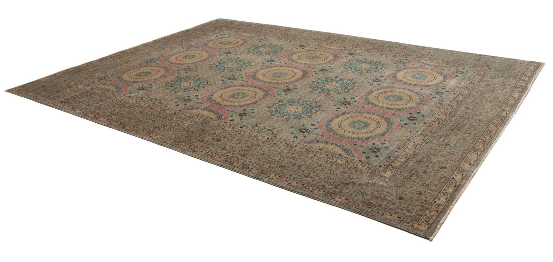 Mamluk Orientteppich 272 × 359 cm aus Wolle, handgeknüpft