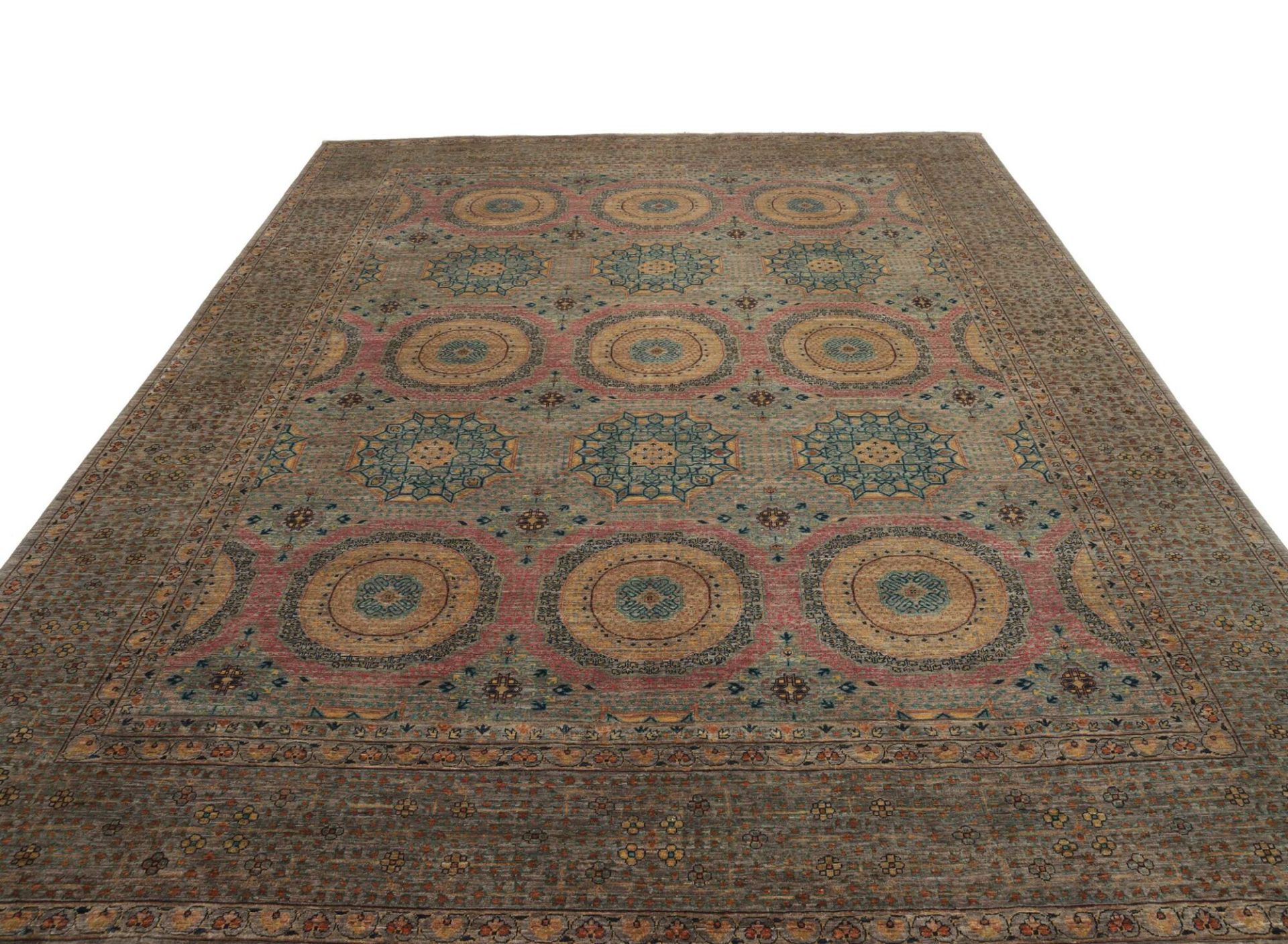 Mamluk Orientteppich 272 × 359 cm aus Wolle, handgeknüpft