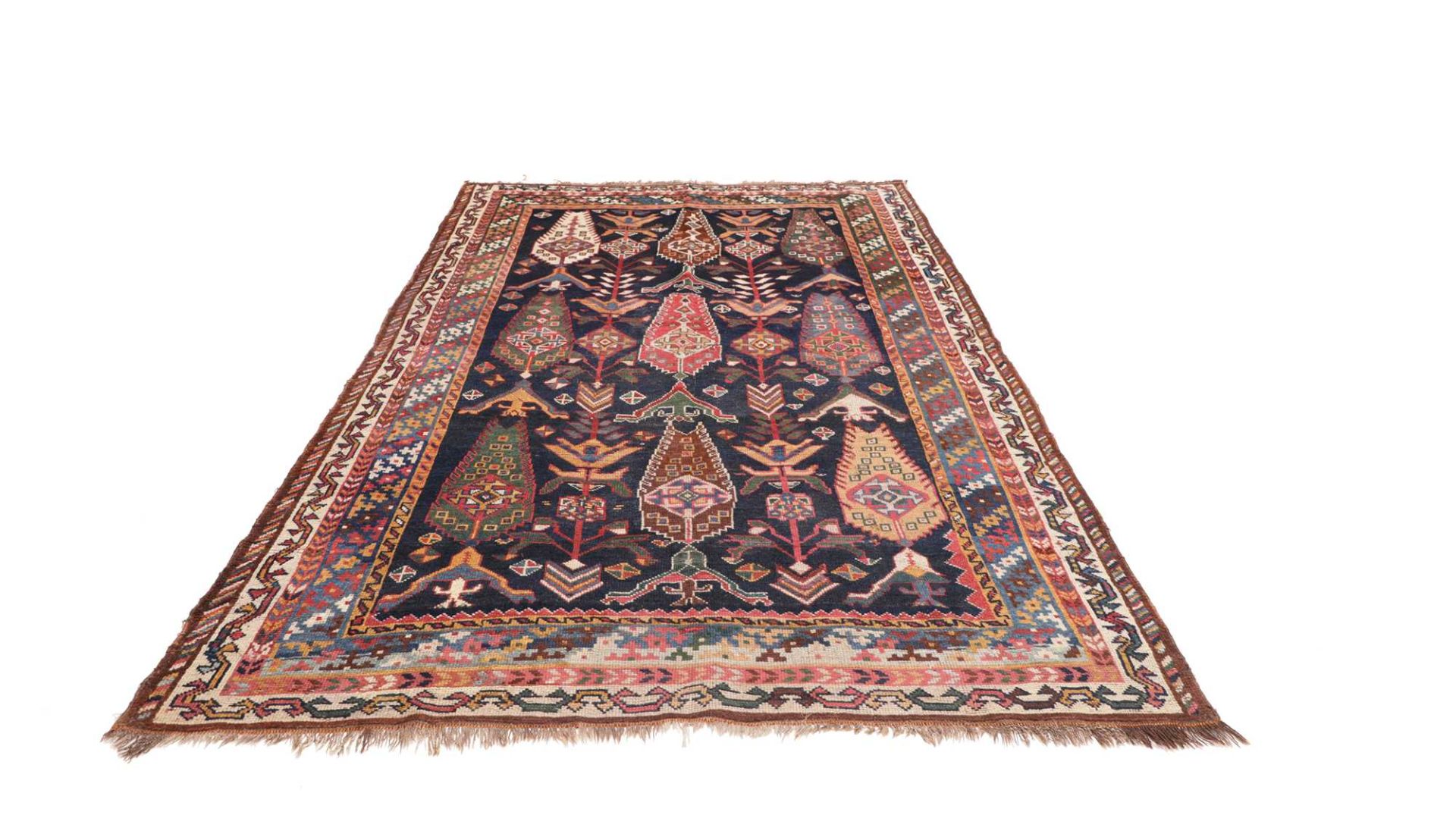 Antiker Kazak Perserteppich aus Iran, 171 × 251 cm