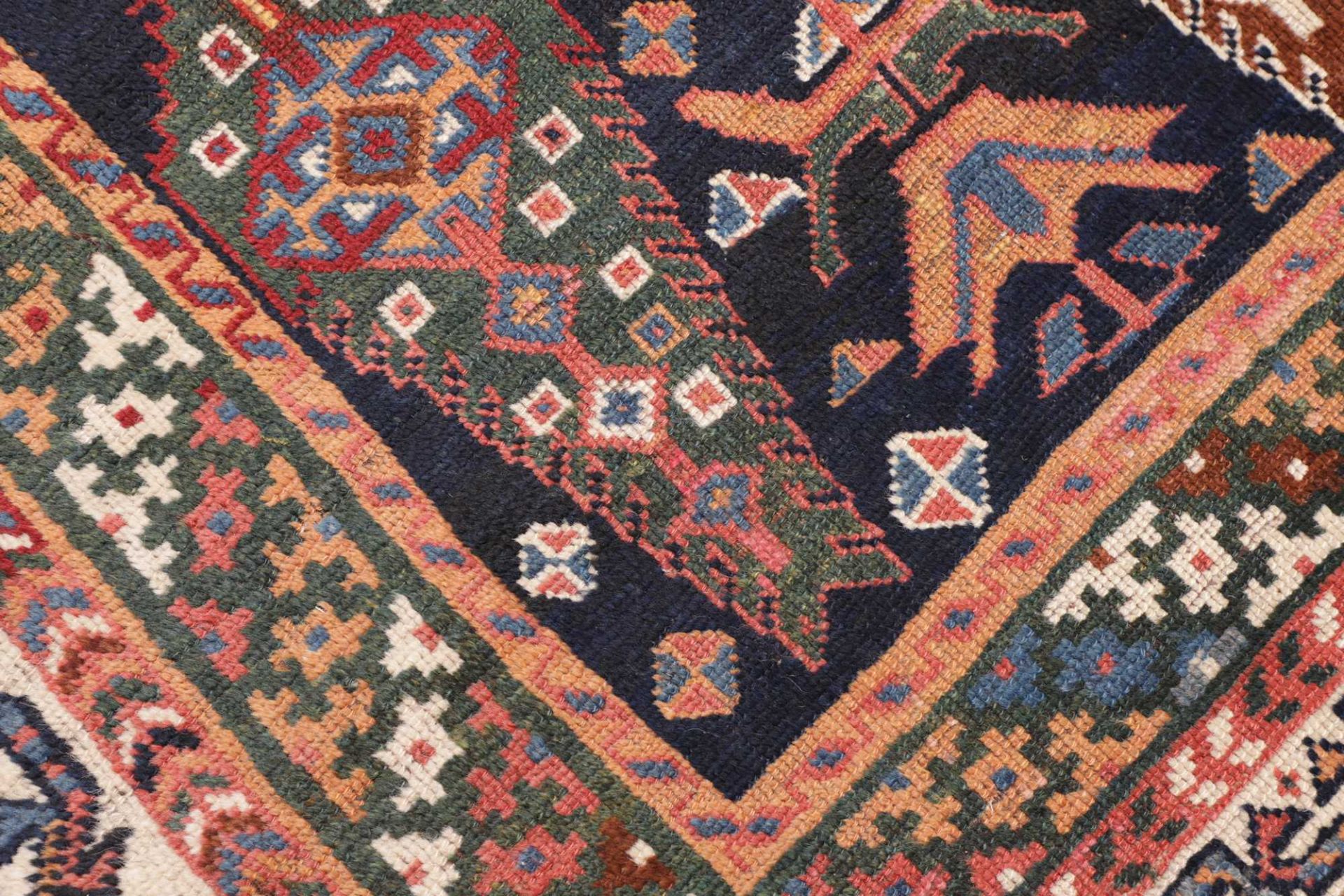 Antiker Kazak Perserteppich aus Iran, 171 × 251 cm