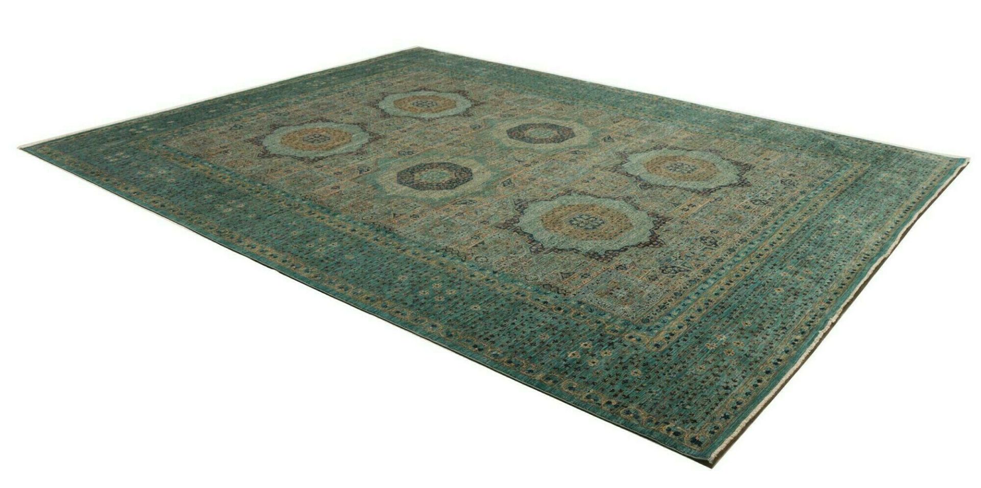 Mamluk Orientteppich aus Pakistan, 279 × 358 cm