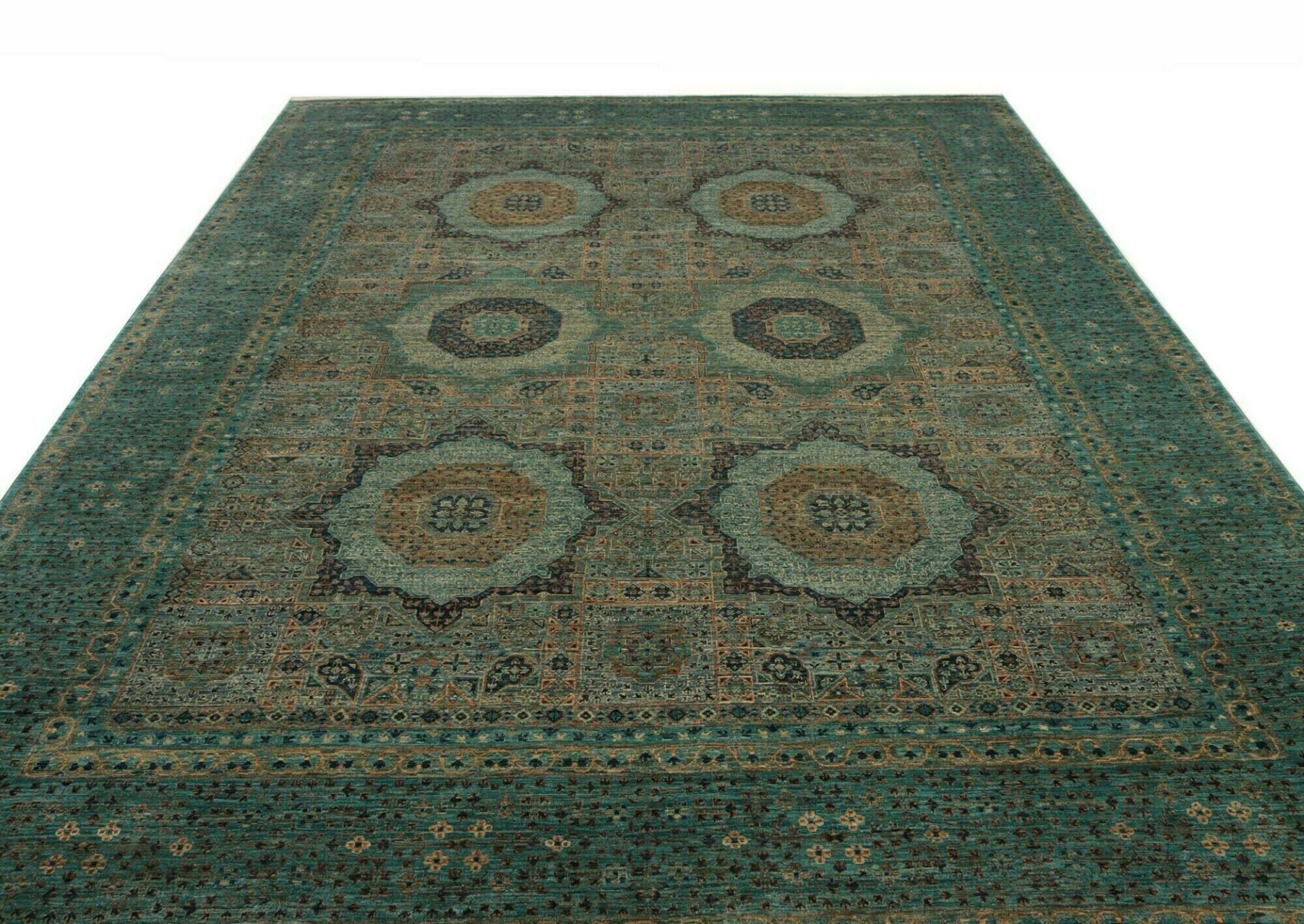 Mamluk Orientteppich aus Pakistan, 279 × 358 cm