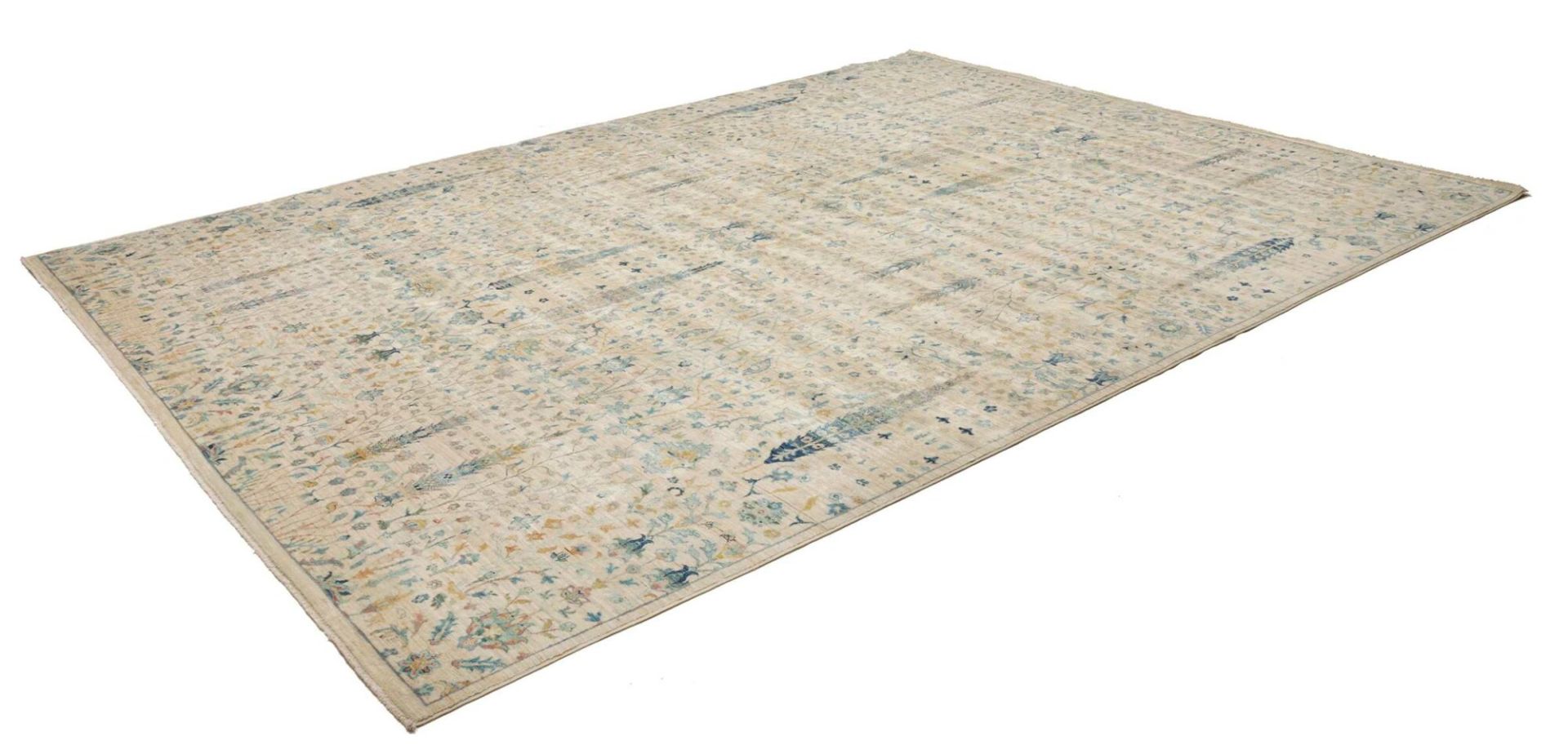 Samarkand Orientteppich 274 × 366 cm aus Wolle, handgeknüpft