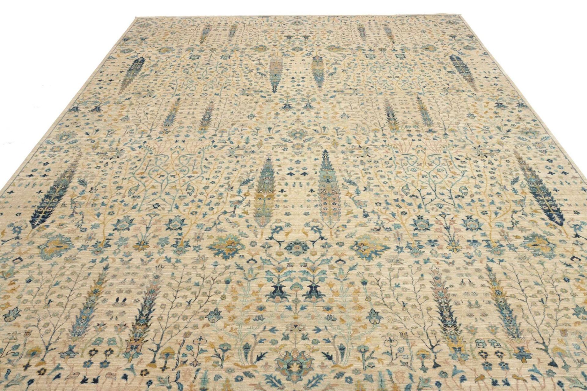 Samarkand Orientteppich 274 × 366 cm aus Wolle, handgeknüpft