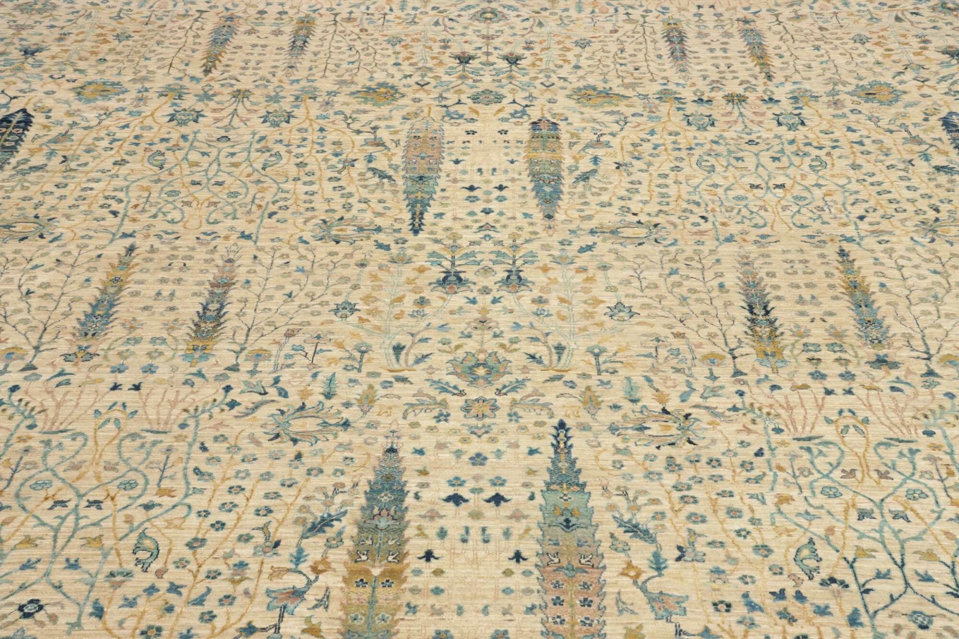 Samarkand Orientteppich 274 × 366 cm aus Wolle, handgeknüpft