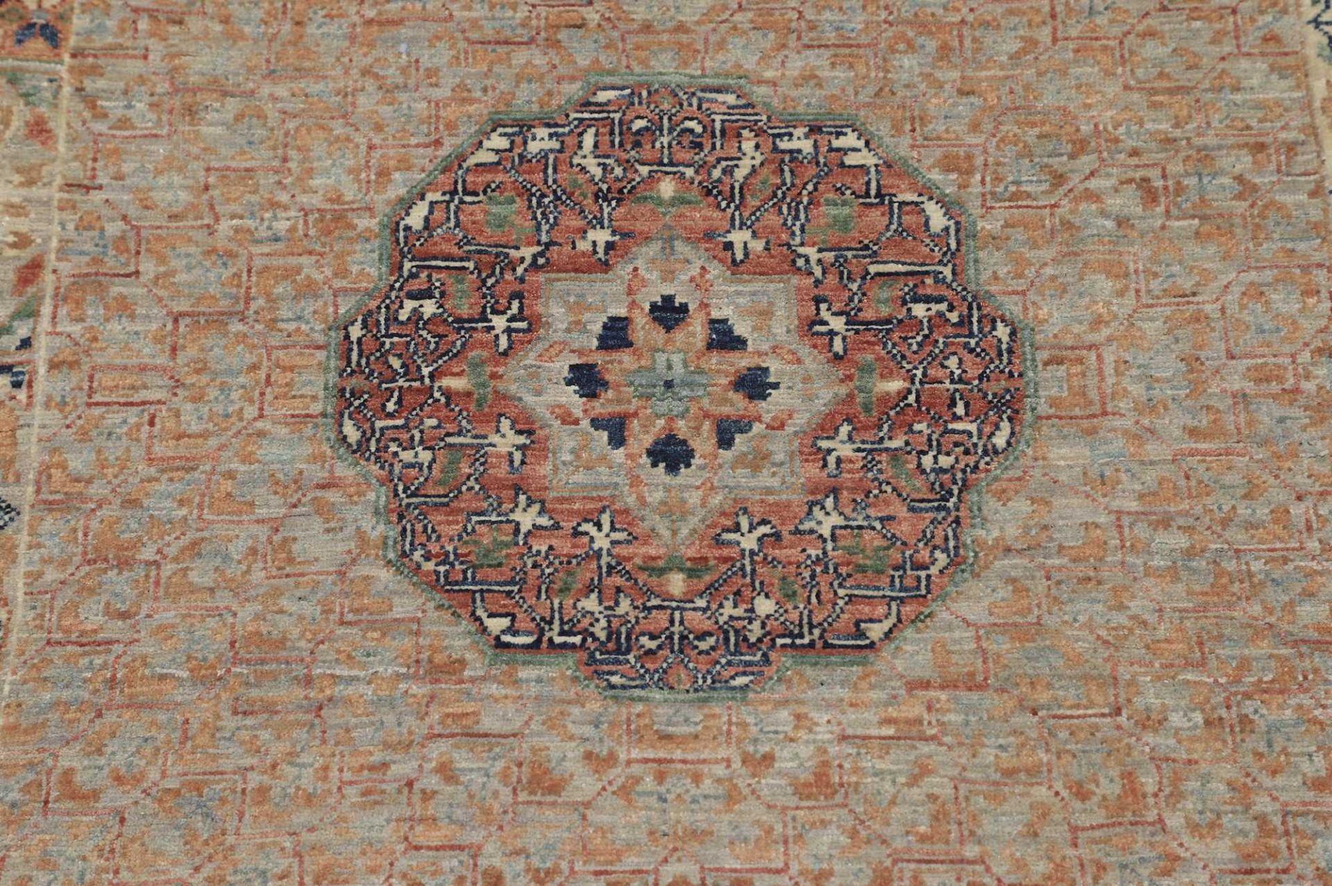 Handgeknüpfter Mamluk Orientteppich, 396 × 578 cm, Wolle
