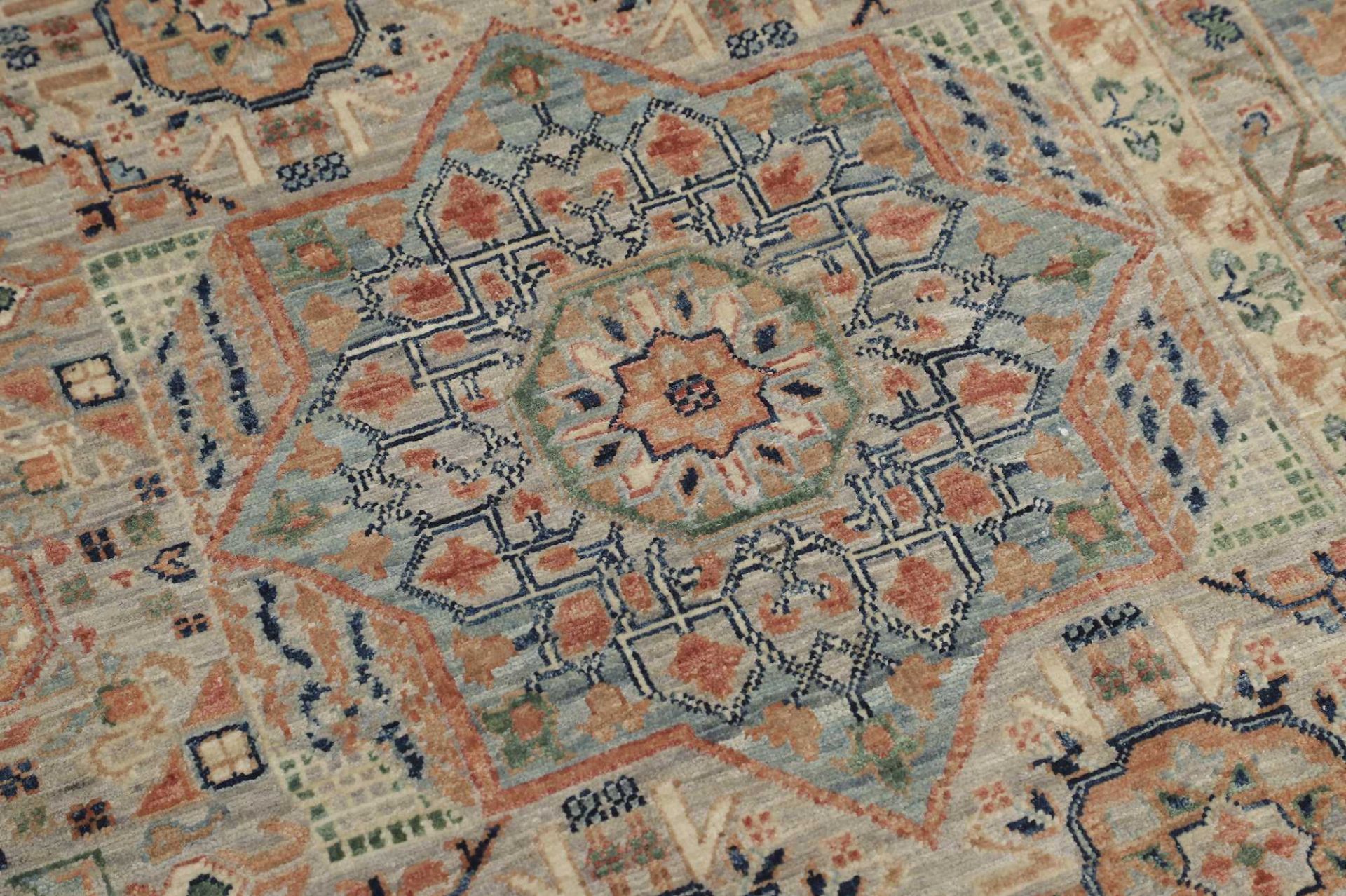 Handgeknüpfter Mamluk Orientteppich, 396 × 578 cm, Wolle