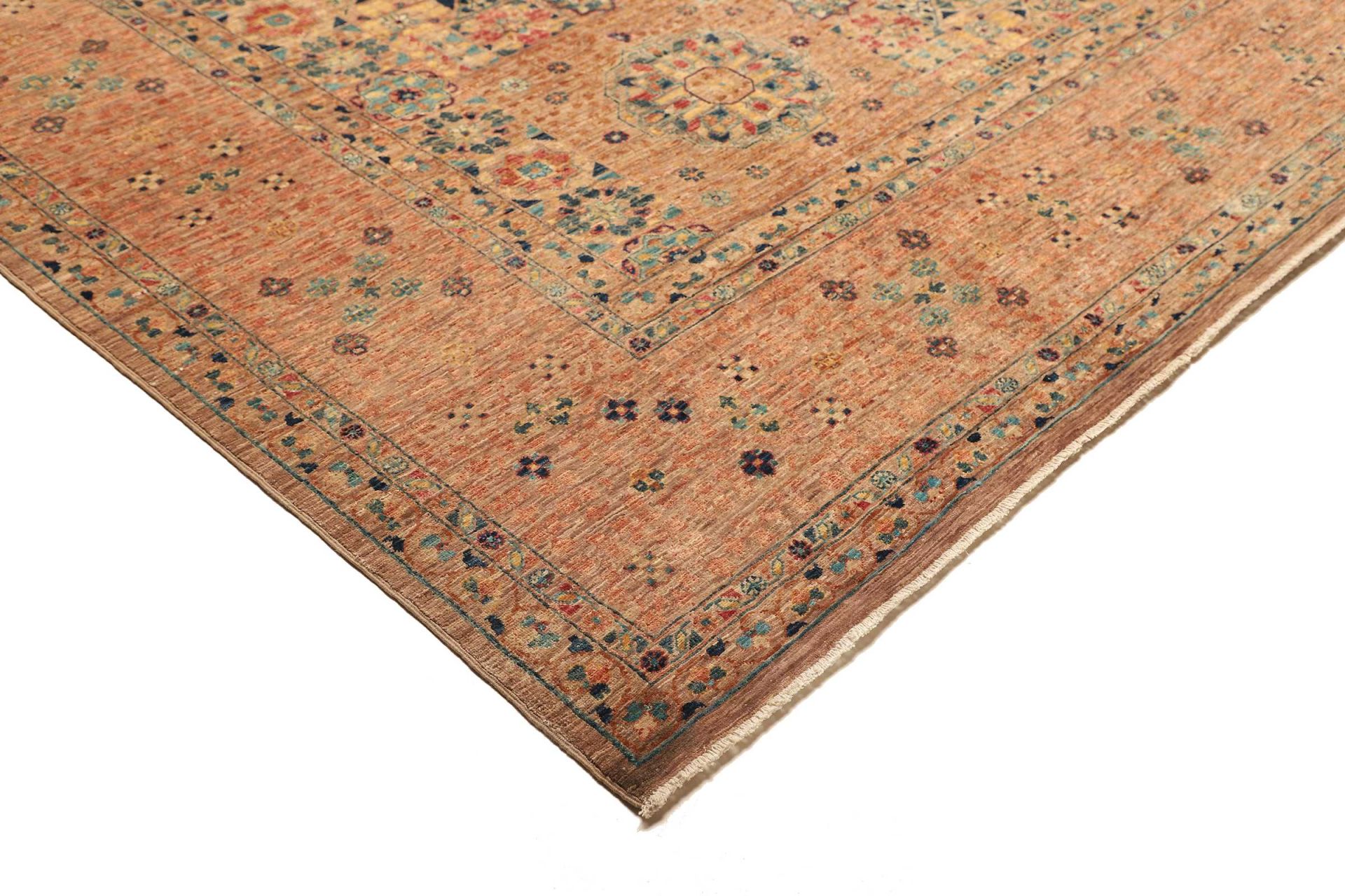 Mamluk Orientteppich 306 × 429 cm aus Wolle, handgeknüpft