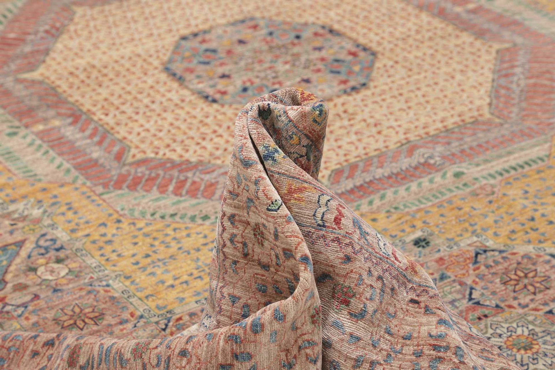 Handgeknüpfter Mamluk Orientteppich 401 × 509 cm