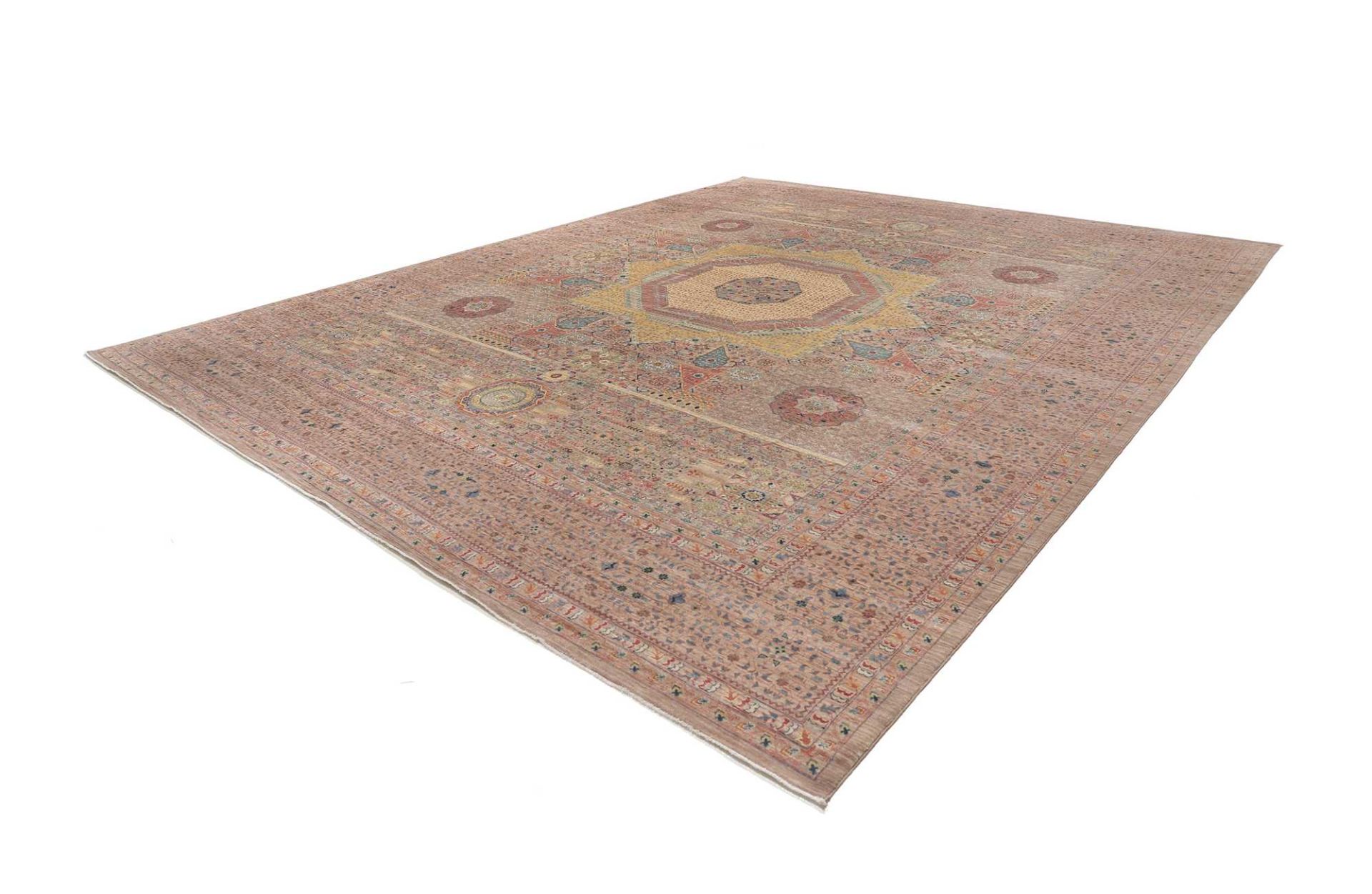 Handgeknüpfter Mamluk Orientteppich 401 × 509 cm