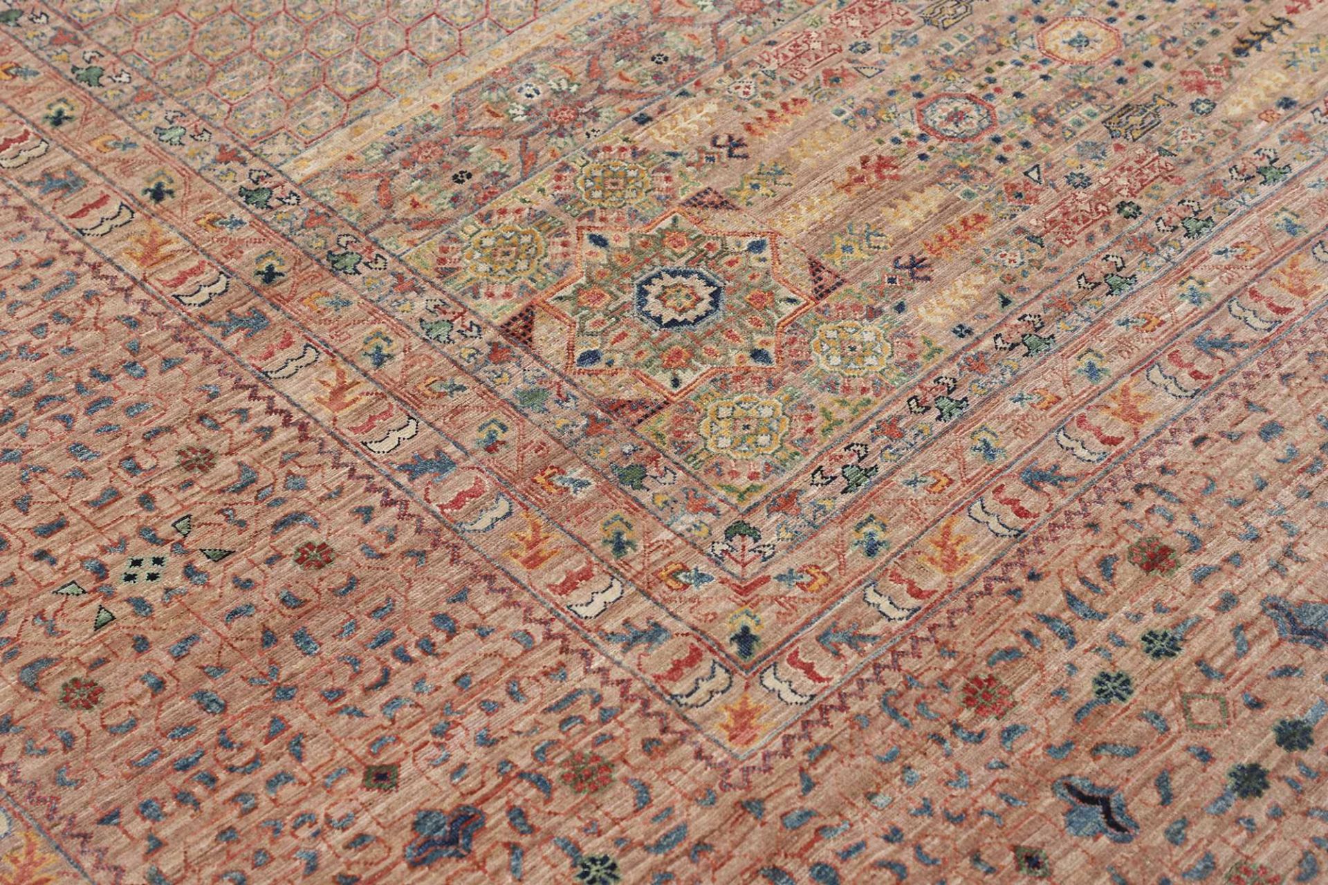 Handgeknüpfter Mamluk Orientteppich 401 × 509 cm