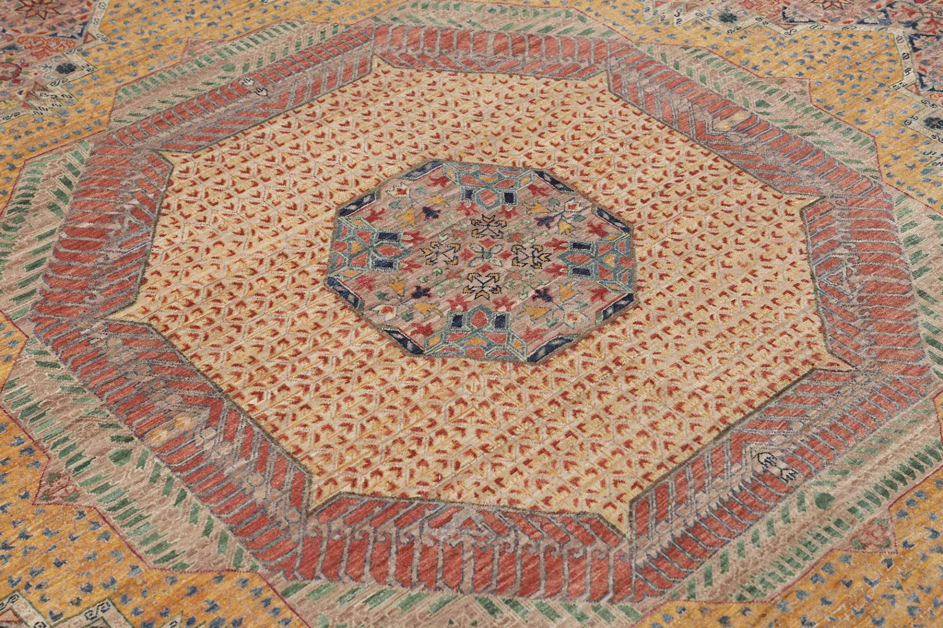 Handgeknüpfter Mamluk Orientteppich 401 × 509 cm