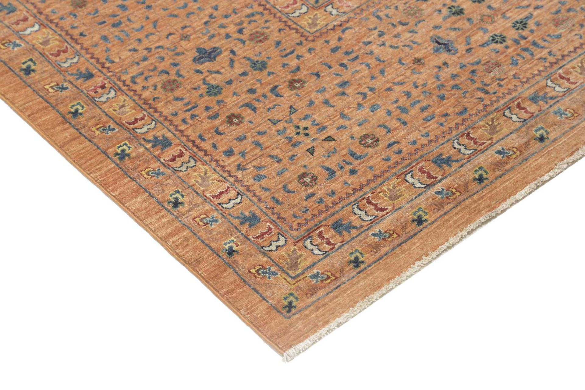 Mamluk Orientteppich 373 × 462 cm aus Wolle, handgeknüpft