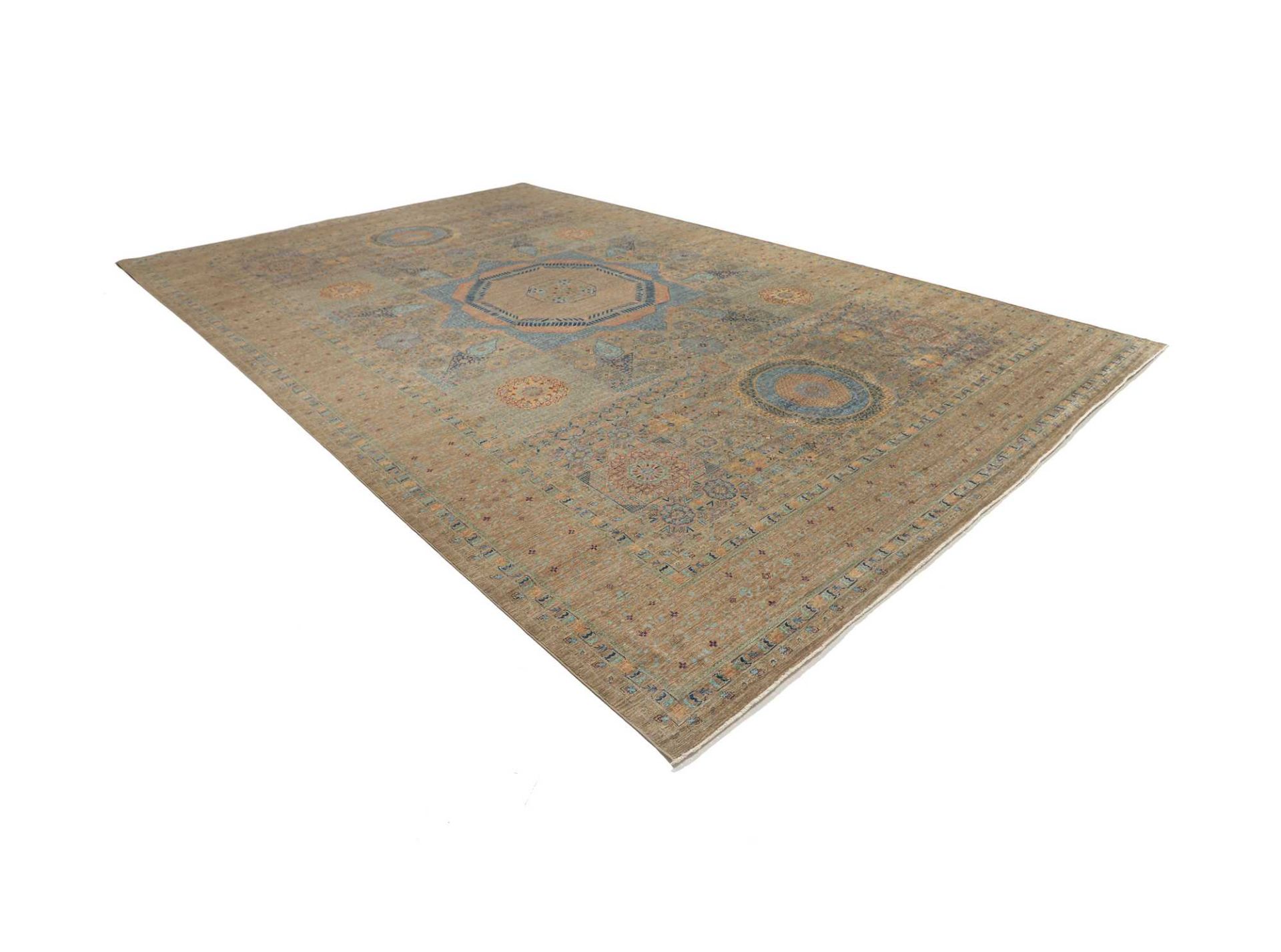 Mamluk Orientteppich 350 × 549 cm aus Wolle, handgeknüpft