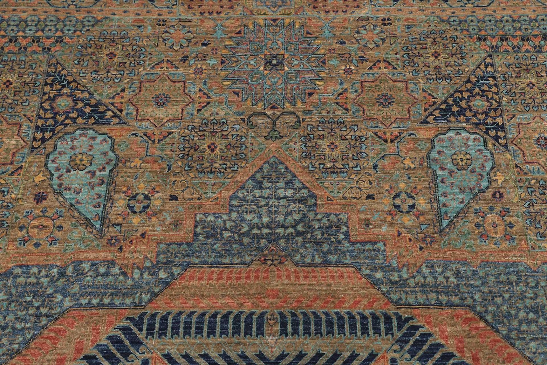 Mamluk Orientteppich 350 × 549 cm aus Wolle, handgeknüpft
