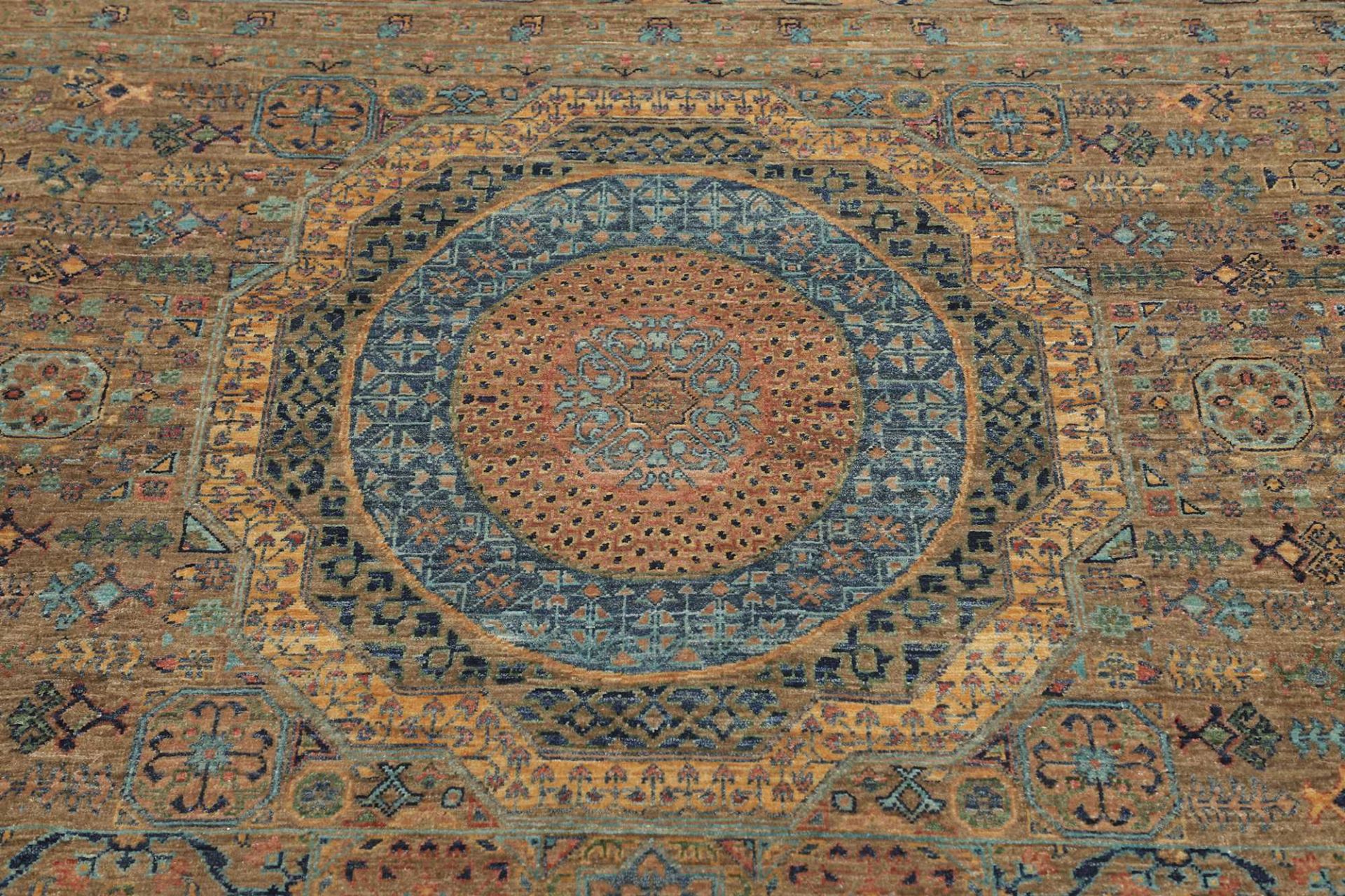 Mamluk Orientteppich 350 × 549 cm aus Wolle, handgeknüpft