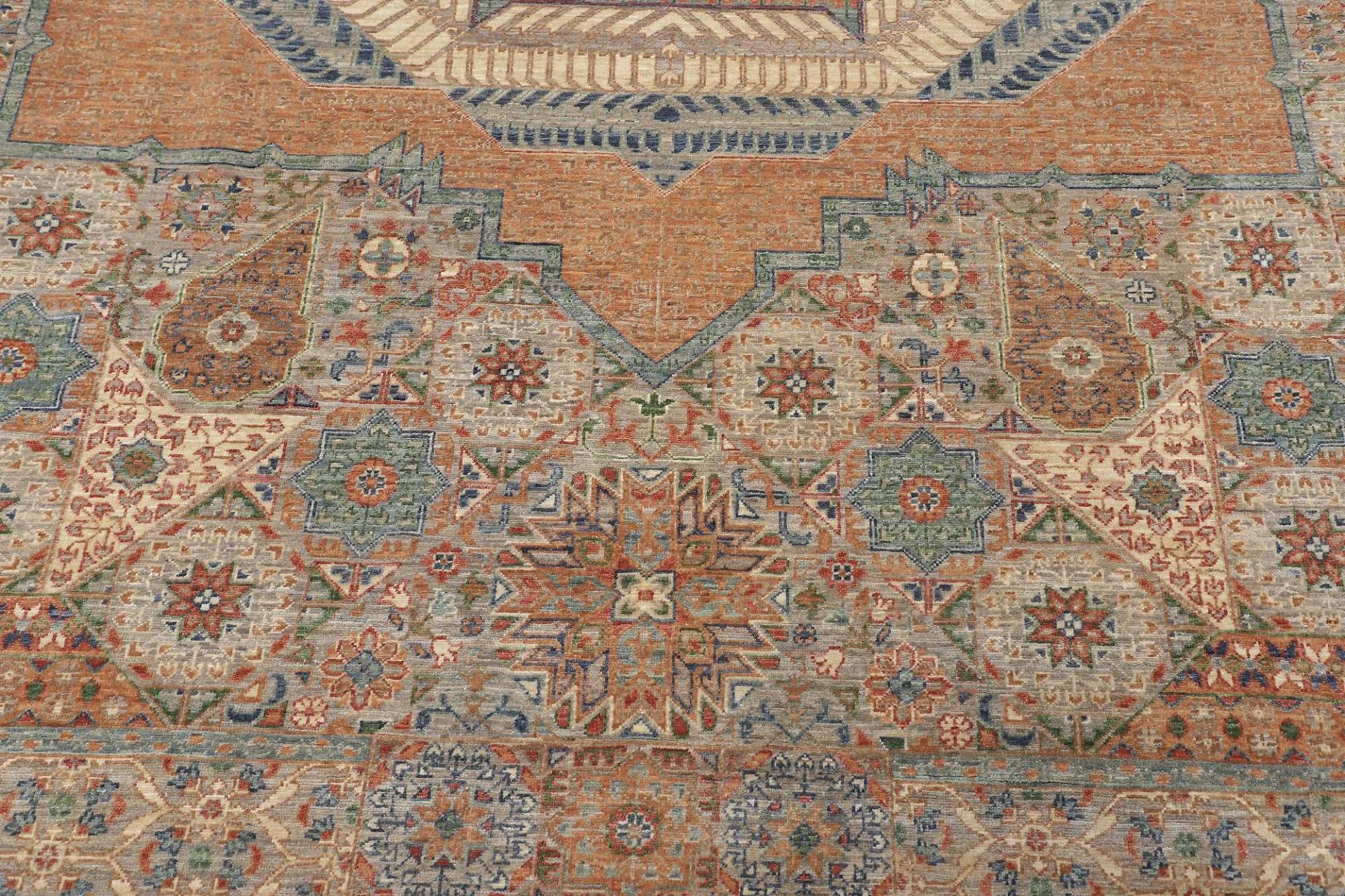 Handgeknüpfter Mamluk Orientteppich, Wolle