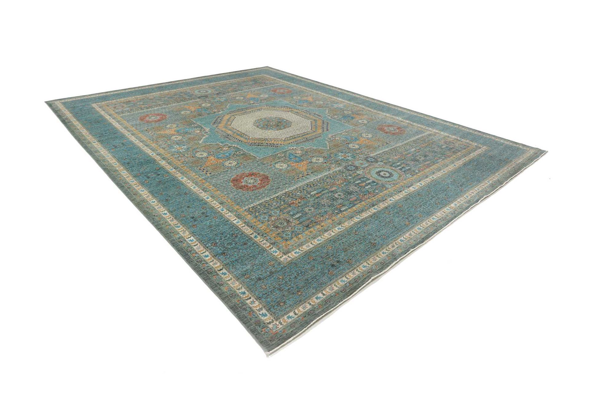 Mamluk Orientteppich aus Pakistan, 360 × 460 cm