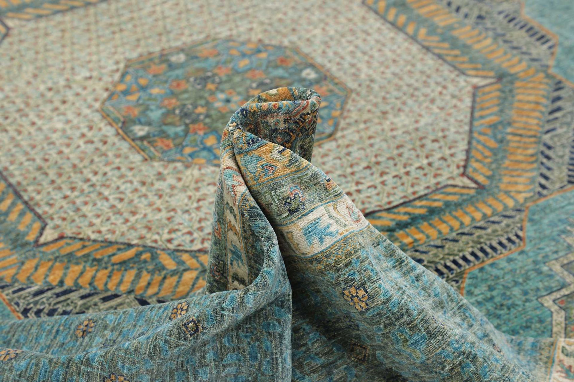 Mamluk Orientteppich aus Pakistan, 360 × 460 cm