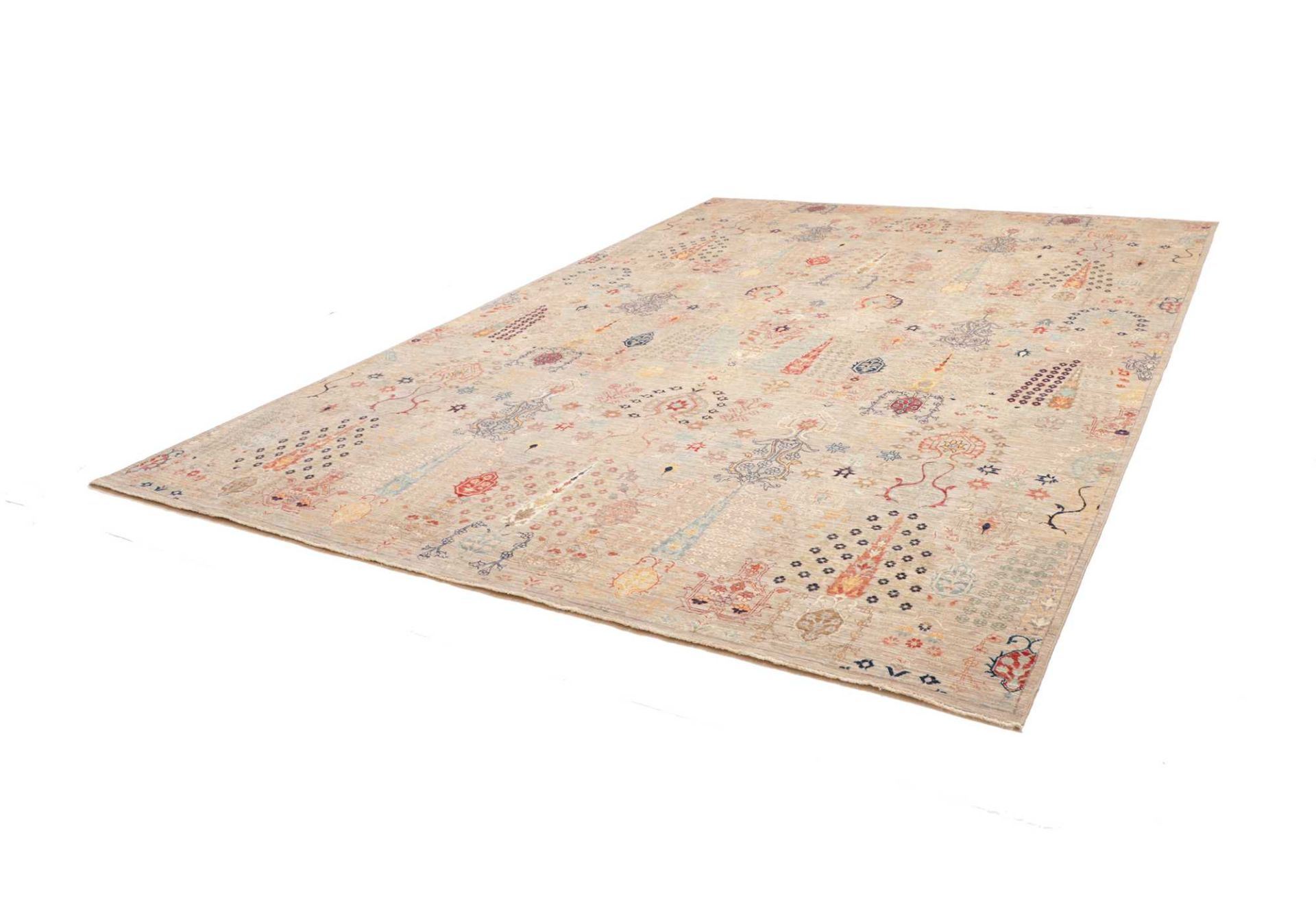 Samarkand Orientteppich 277 × 376 cm aus Wolle, handgeknüpft