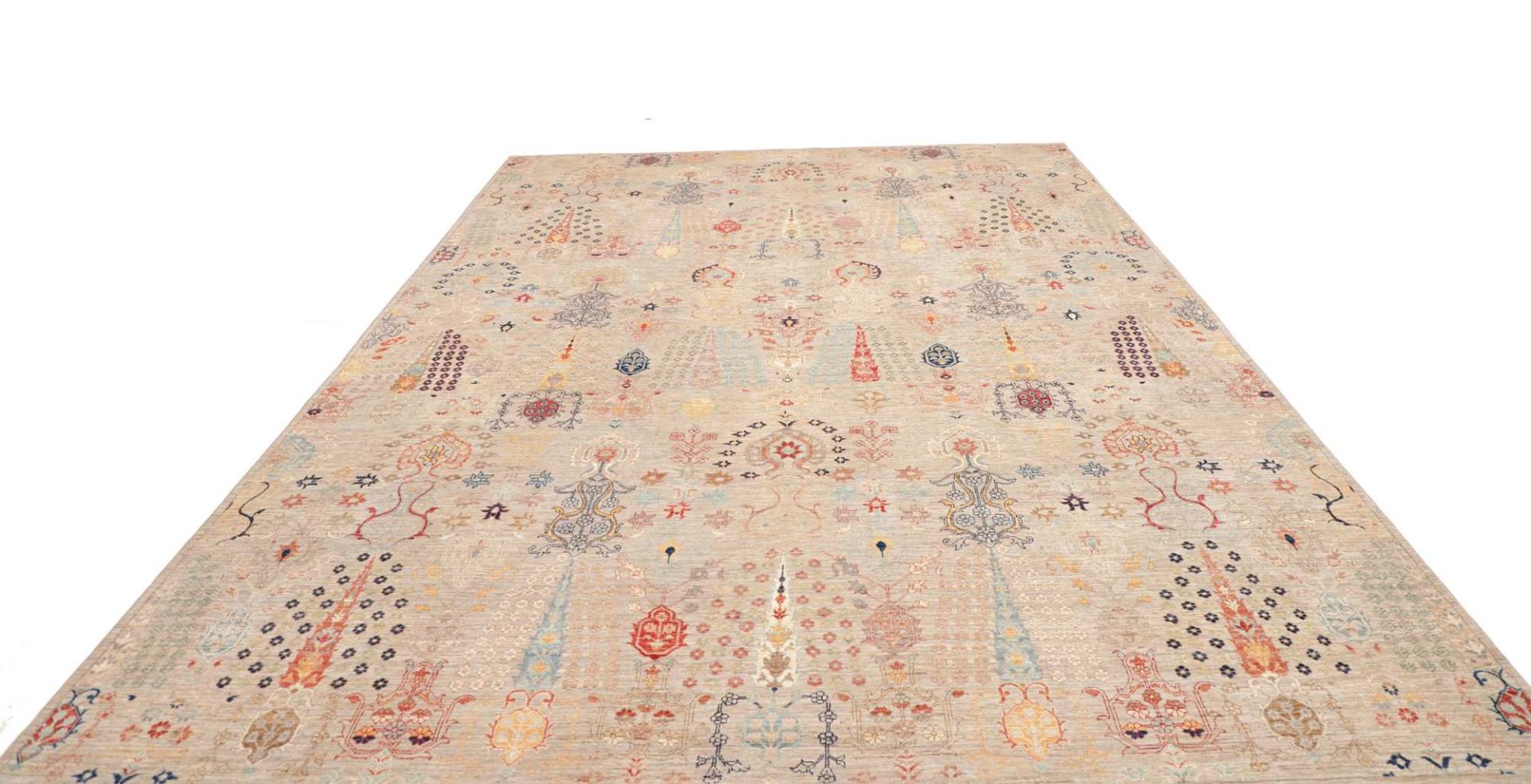 Samarkand Orientteppich 277 × 376 cm aus Wolle, handgeknüpft