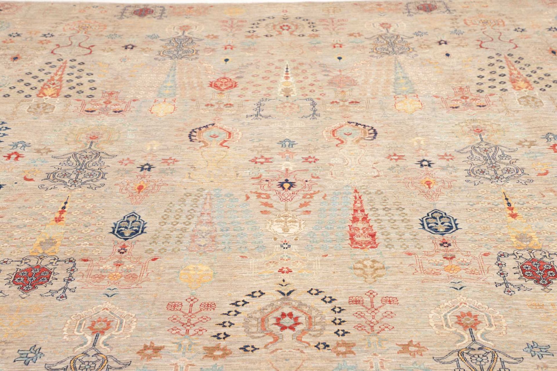 Samarkand Orientteppich 277 × 376 cm aus Wolle, handgeknüpft