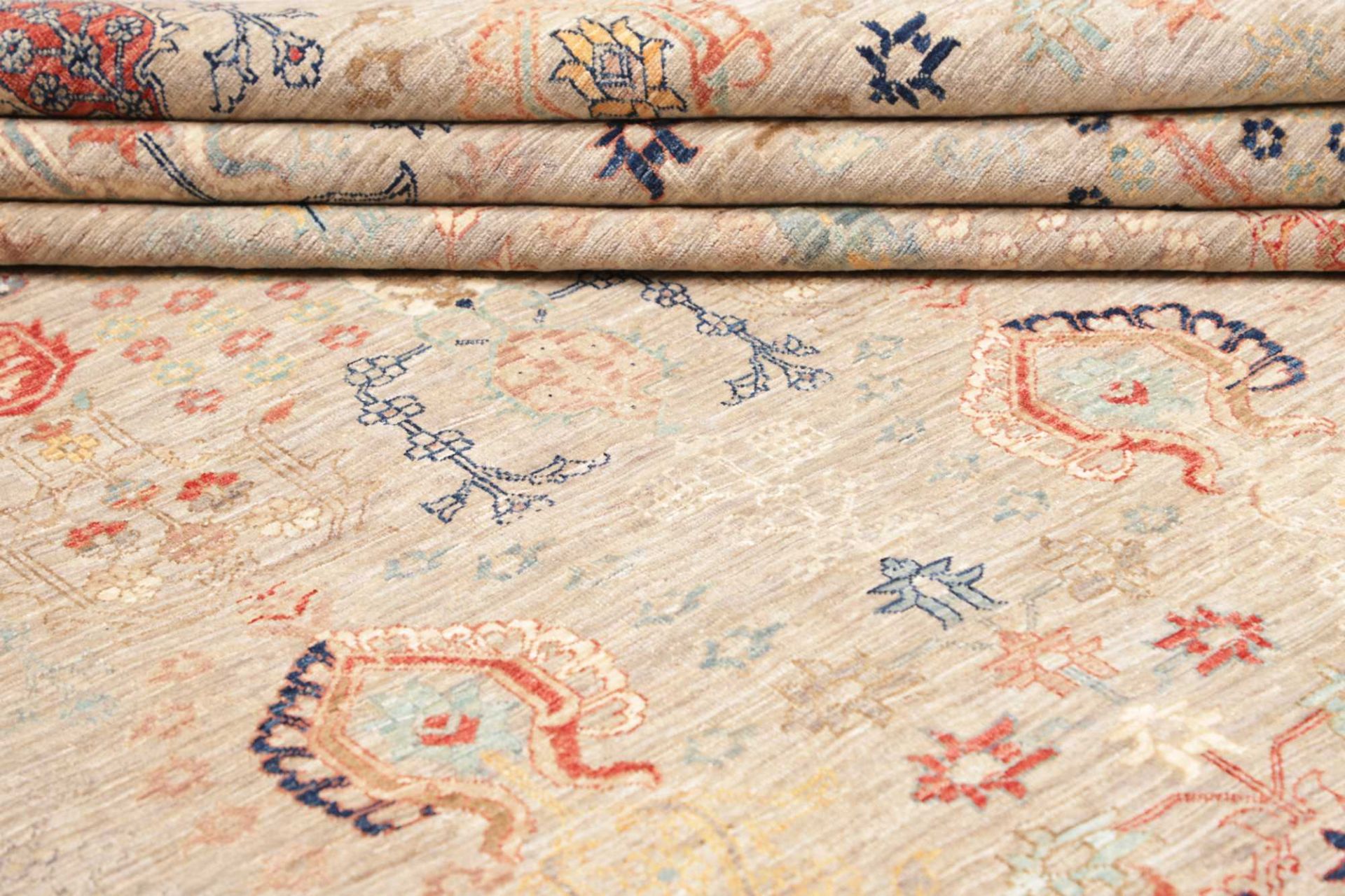 Samarkand Orientteppich 277 × 376 cm aus Wolle, handgeknüpft