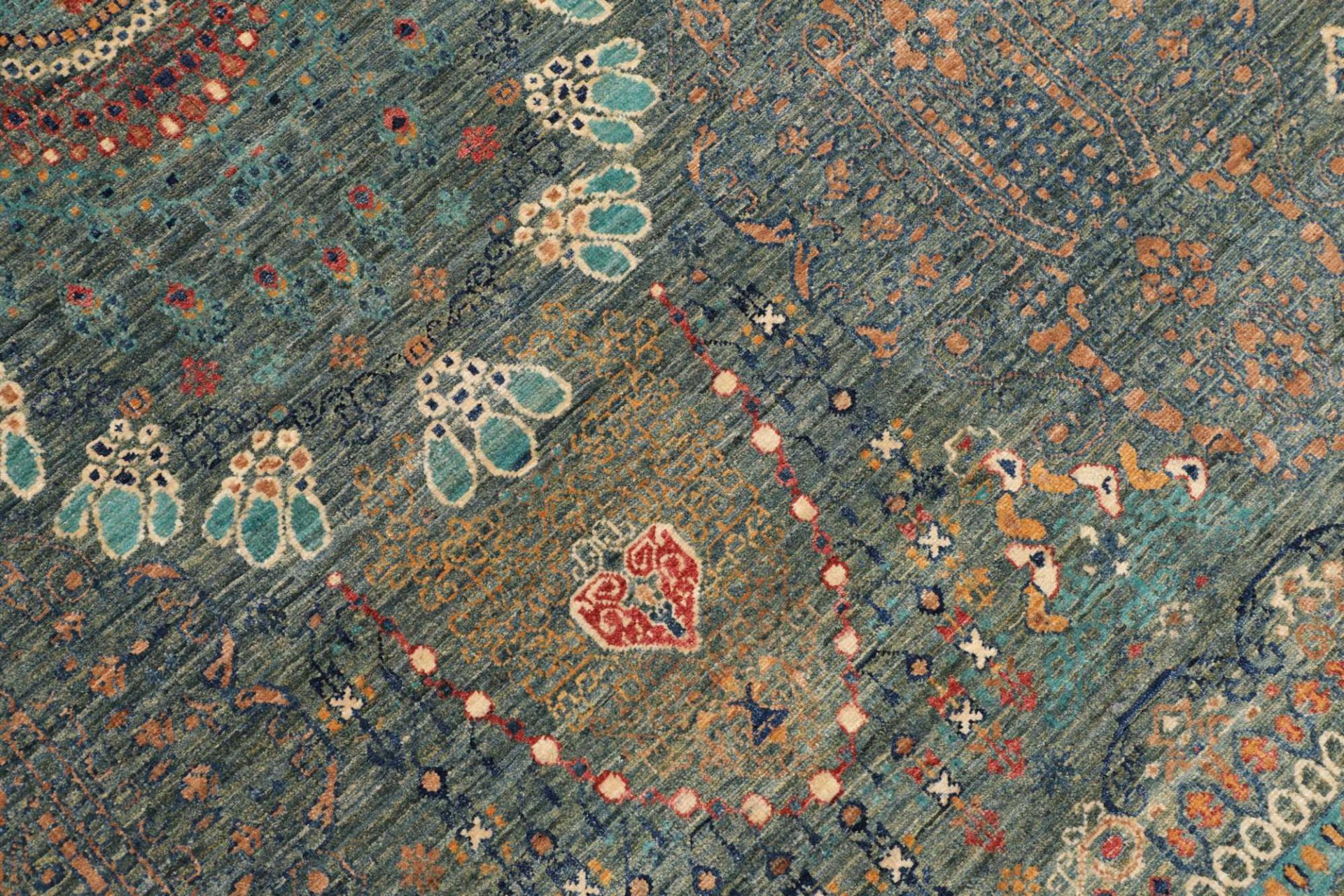 Handgeknüpfter Samarkand Orientteppich, 271 × 355 cm, Wolle