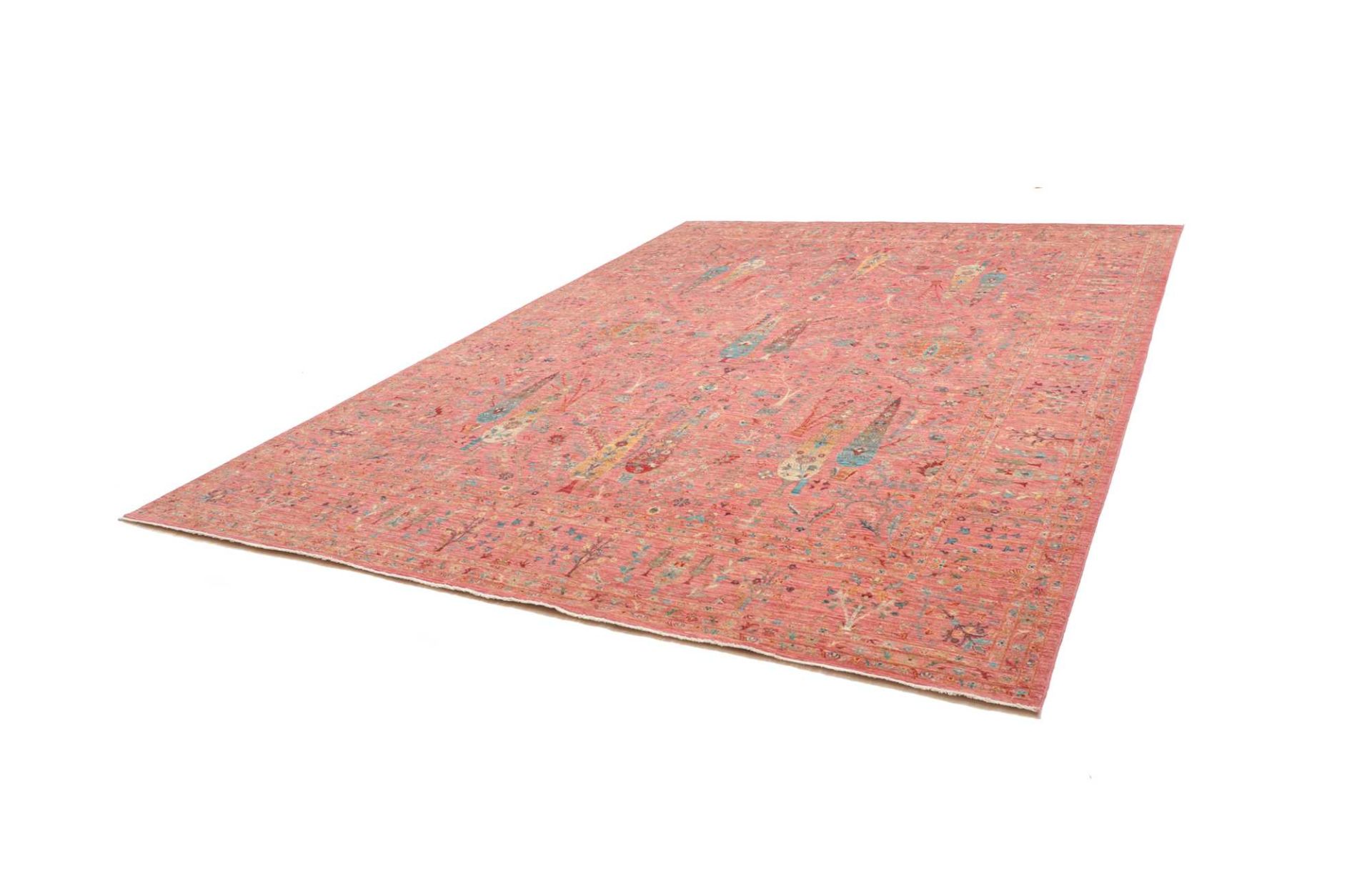 orientteppich-samarkand-276-x-361-cm-schurwolle-handgeknupft-18 Handgeknüpfter Samarkand Orientteppich 276 × 361 cm
