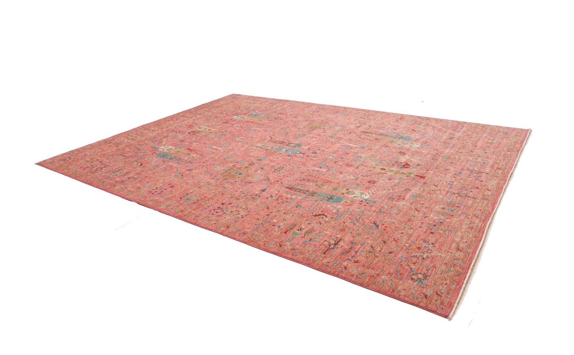 orientteppich-samarkand-276-x-361-cm-schurwolle-handgeknupft-19 Handgeknüpfter Samarkand Orientteppich 276 × 361 cm
