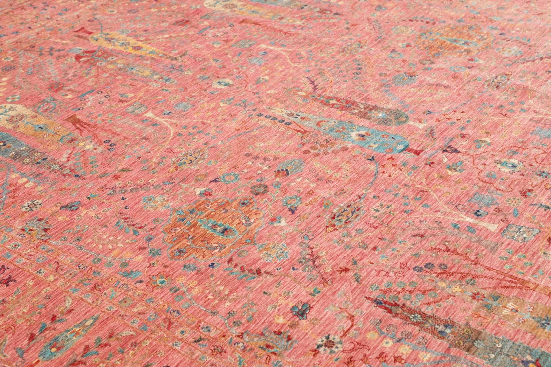 orientteppich-samarkand-276-x-361-cm-schurwolle-handgeknupft-23 Handgeknüpfter Samarkand Orientteppich 276 × 361 cm