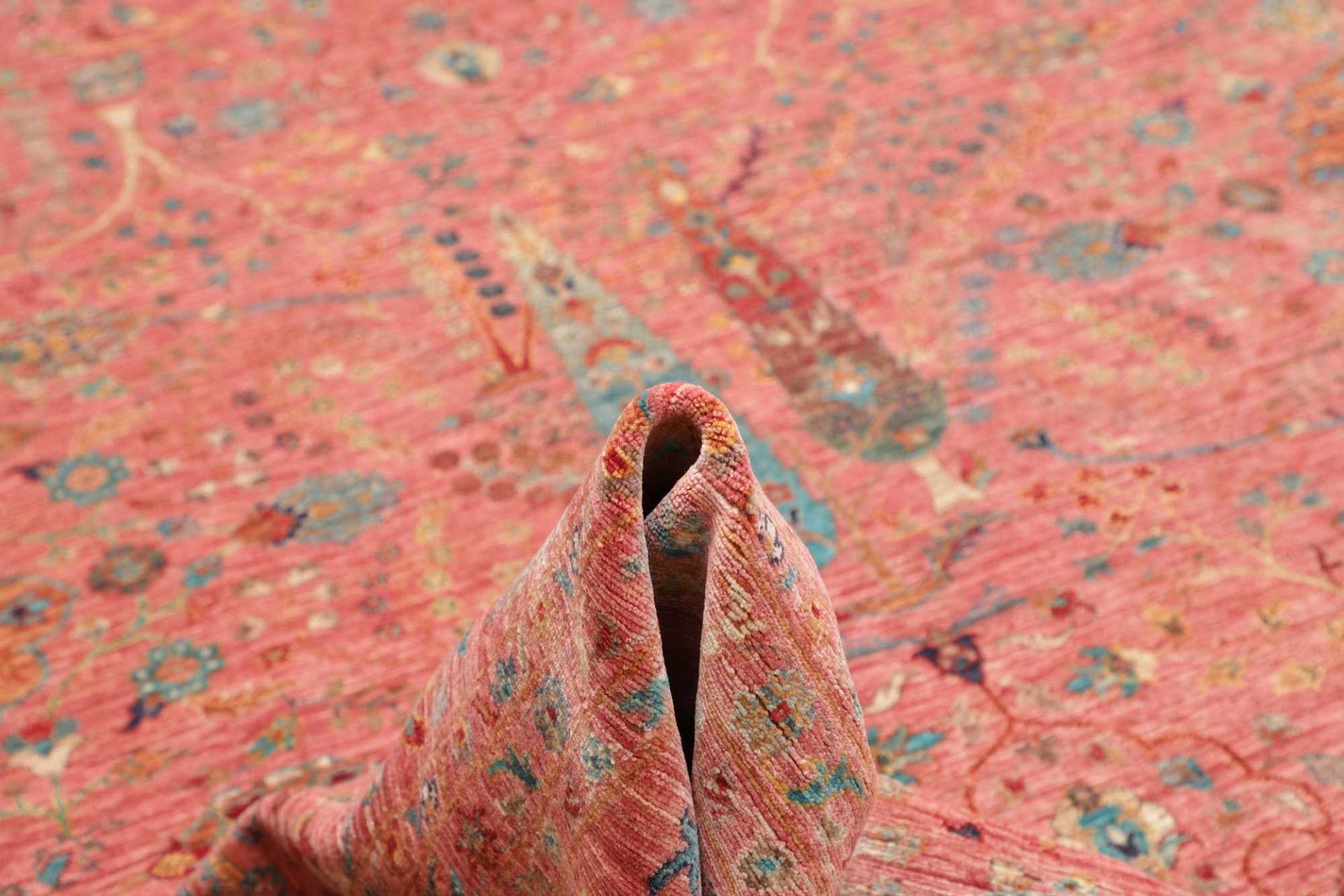 orientteppich-samarkand-276-x-361-cm-schurwolle-handgeknupft-25 Handgeknüpfter Samarkand Orientteppich 276 × 361 cm