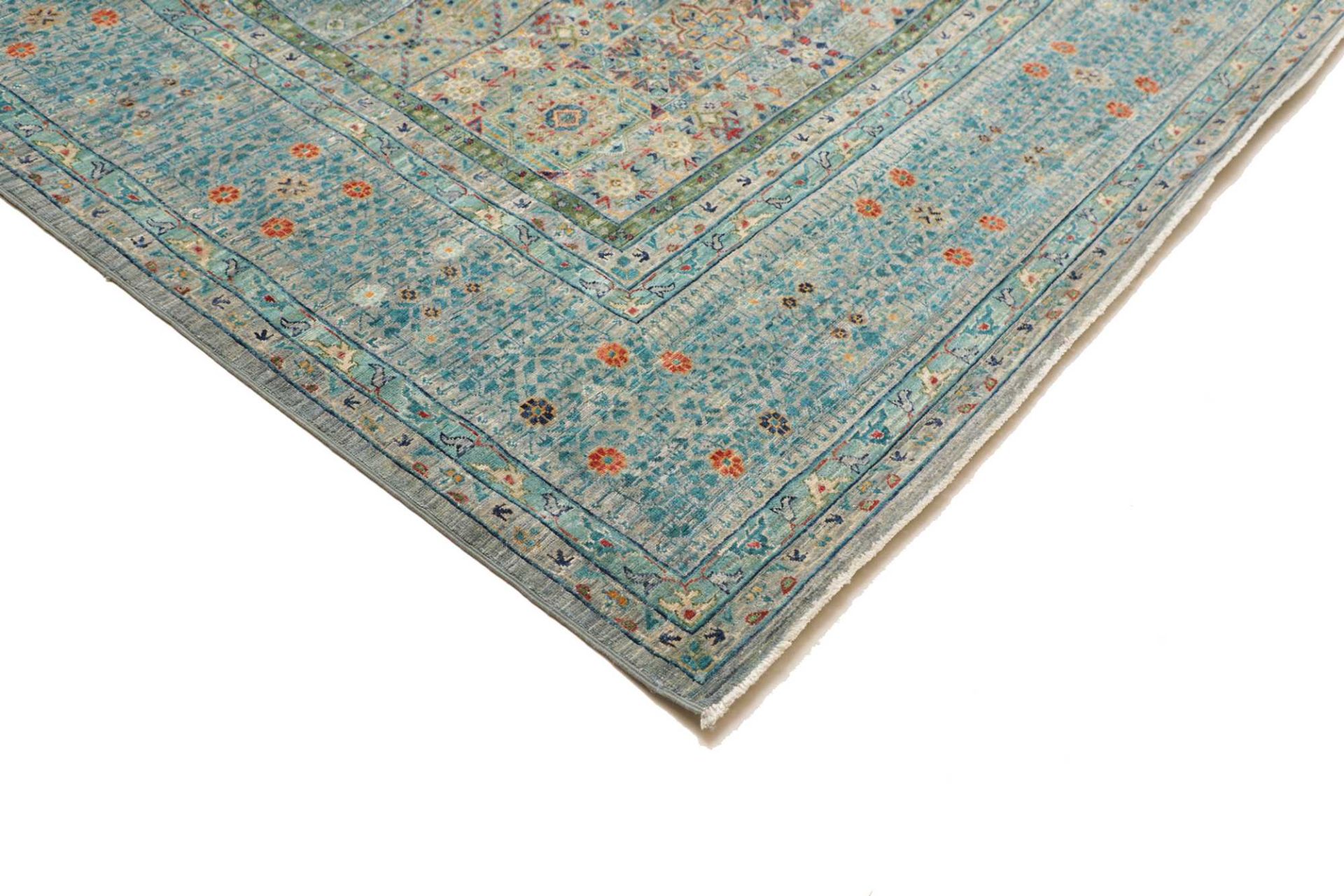 Mamluk Orientteppich 279 × 376 cm aus Wolle, handgeknüpft