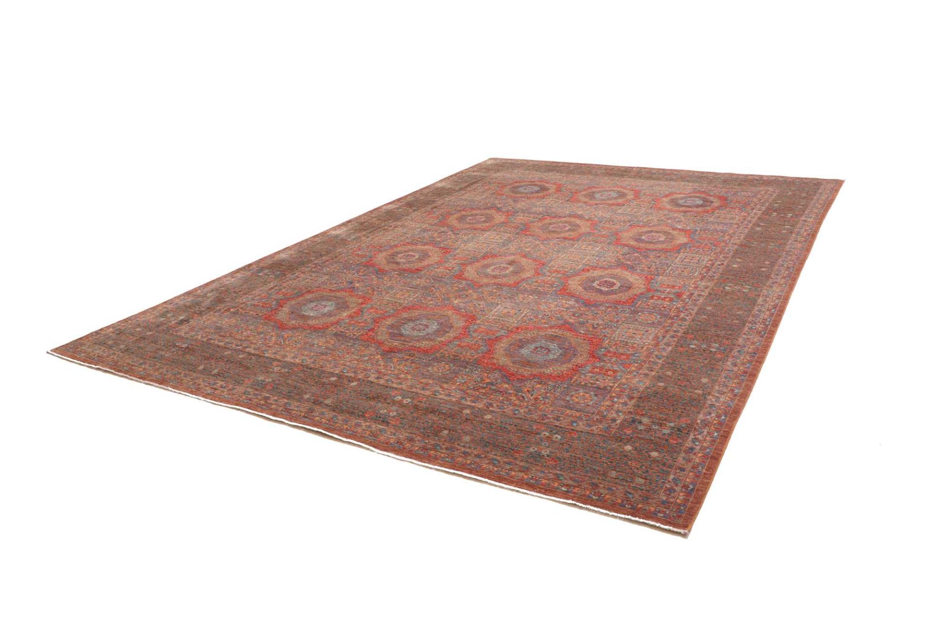 Handgeknüpfter Mamluk Orientteppich, 271 × 365 cm, Wolle