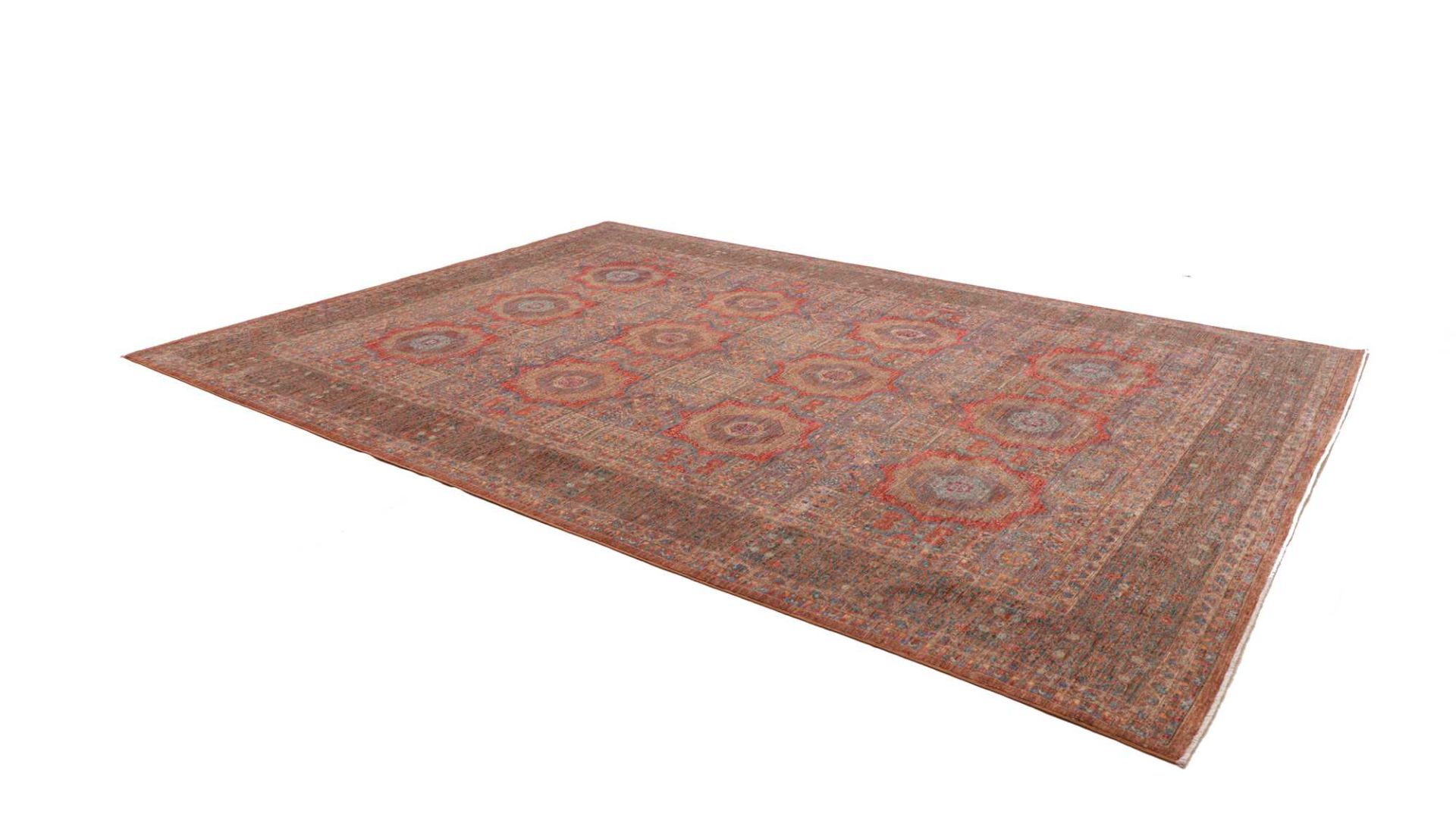 Handgeknüpfter Mamluk Orientteppich, 271 × 365 cm, Wolle