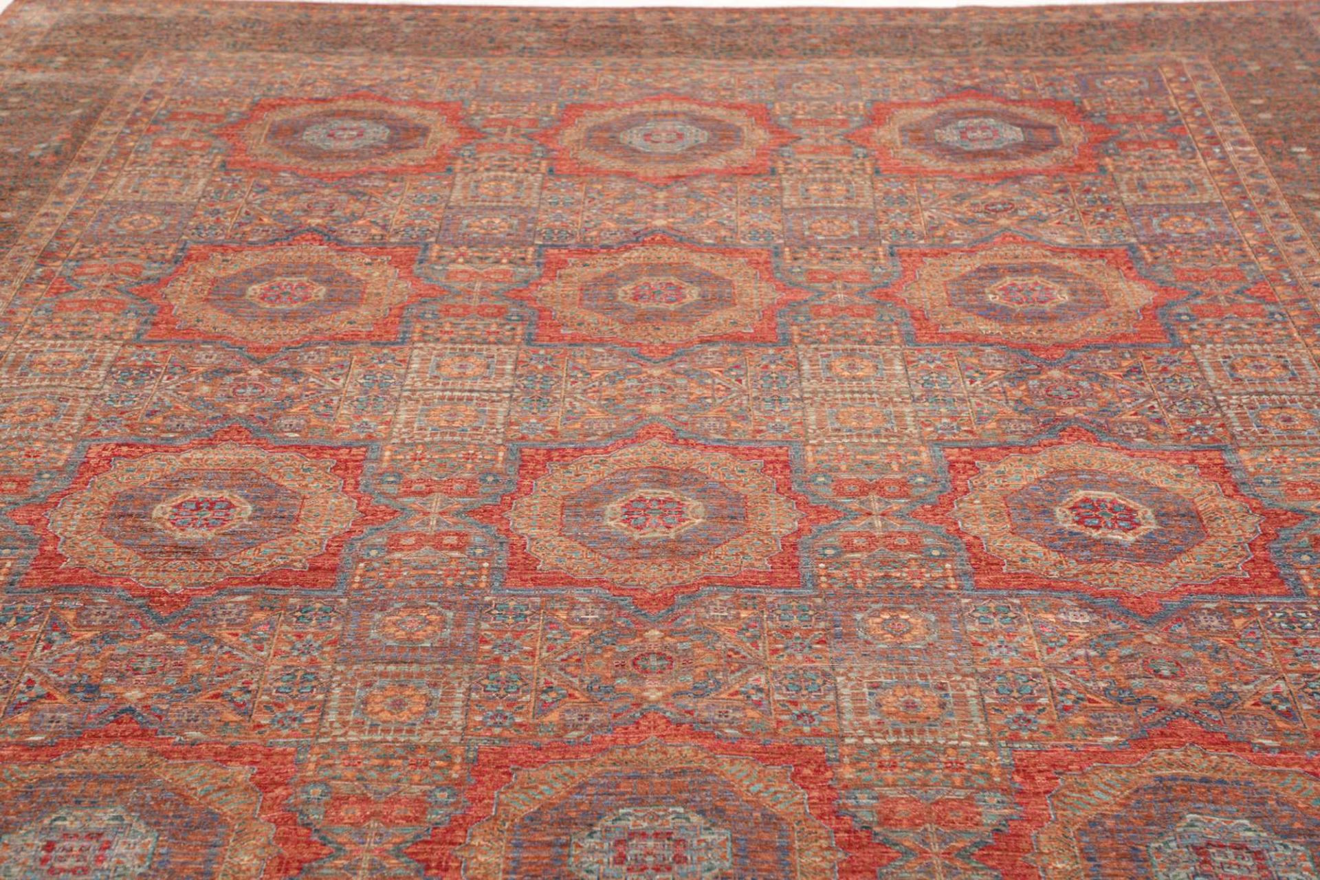 Handgeknüpfter Mamluk Orientteppich, 271 × 365 cm, Wolle