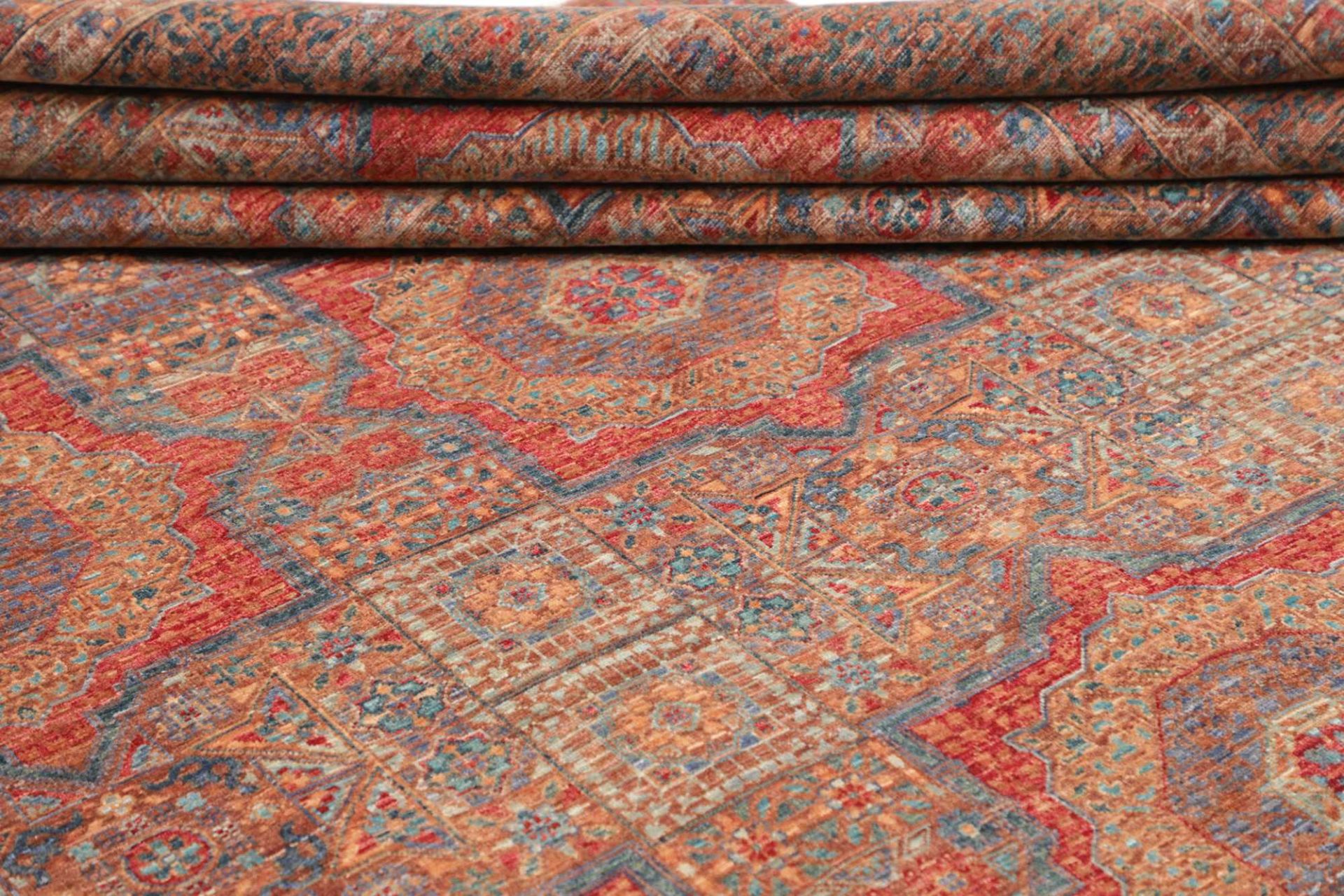 Handgeknüpfter Mamluk Orientteppich, 271 × 365 cm, Wolle