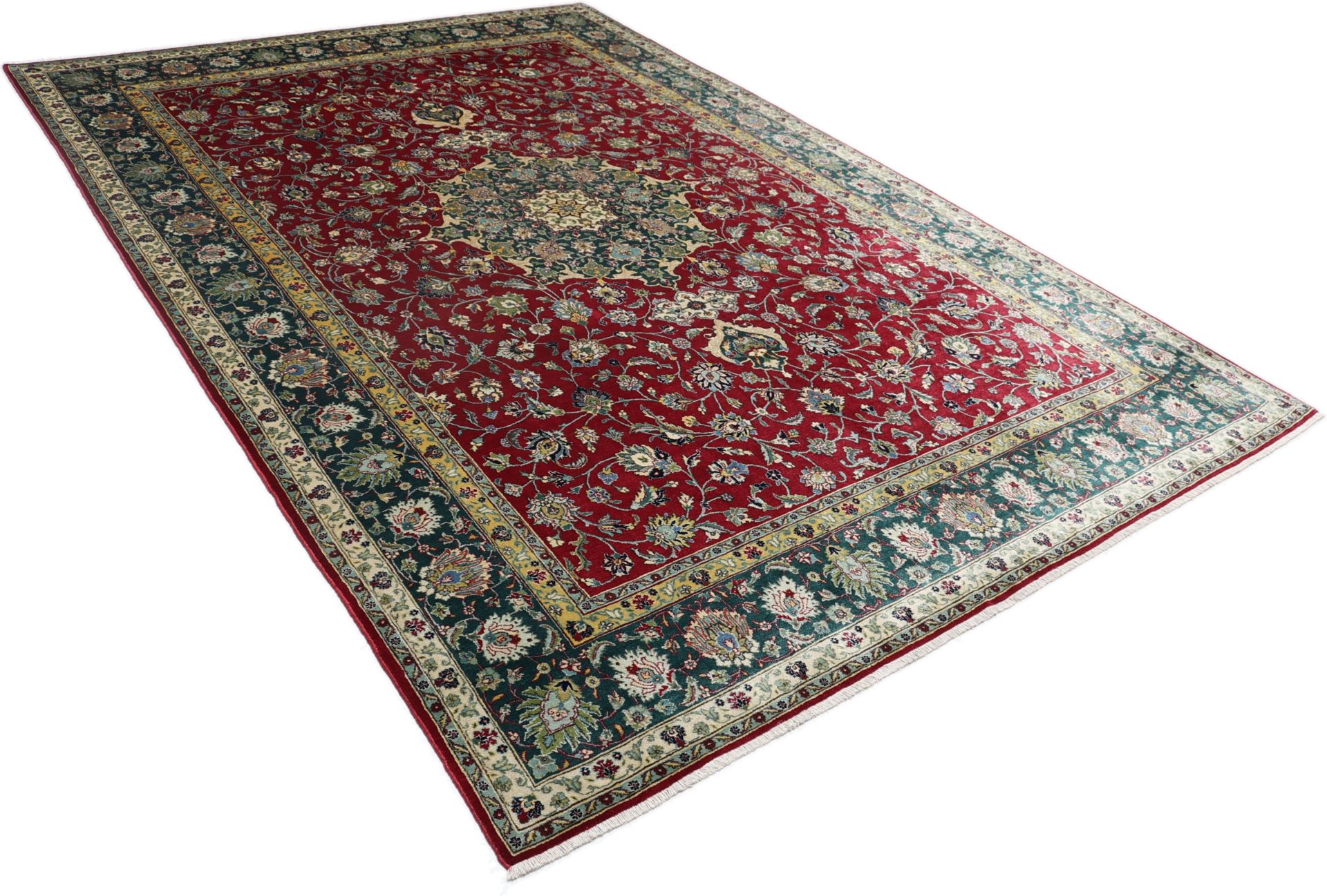 Täbriz Perserteppich 245 × 362 cm aus Wolle, handgeknüpft