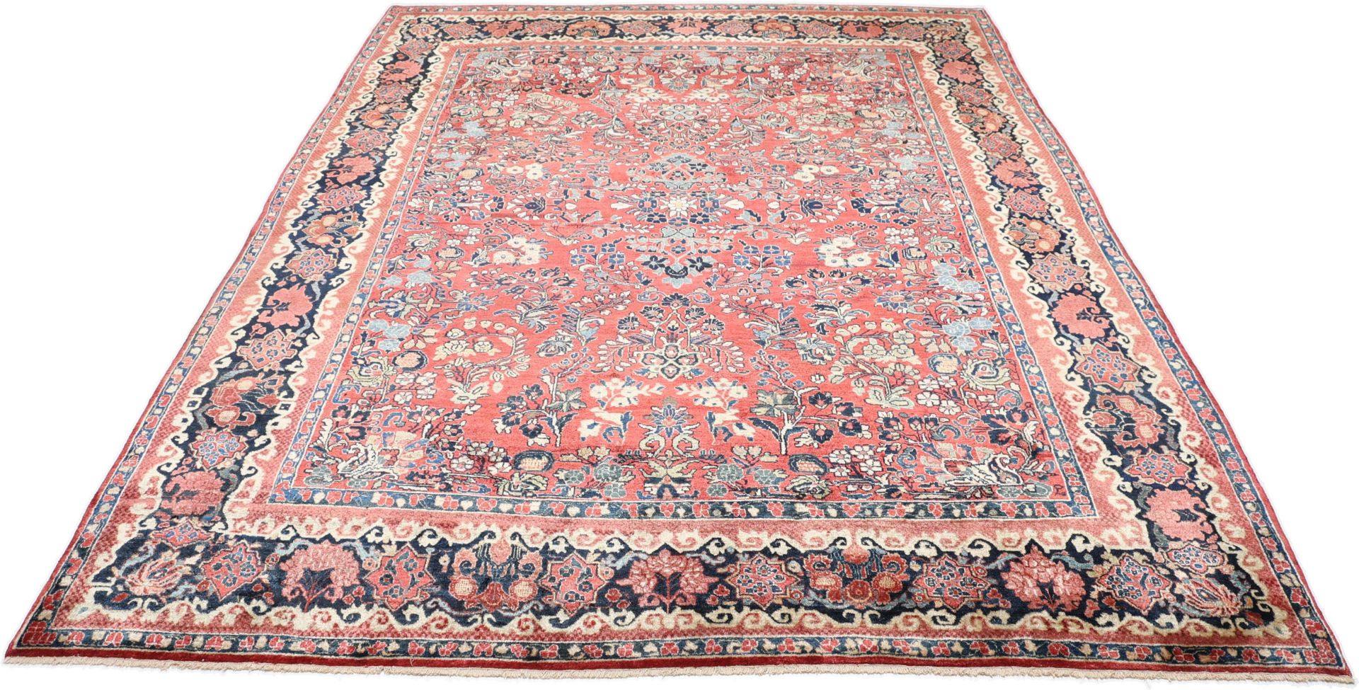 Handgeknüpfter Sarough Perserteppich, 267 × 356 cm, Wolle