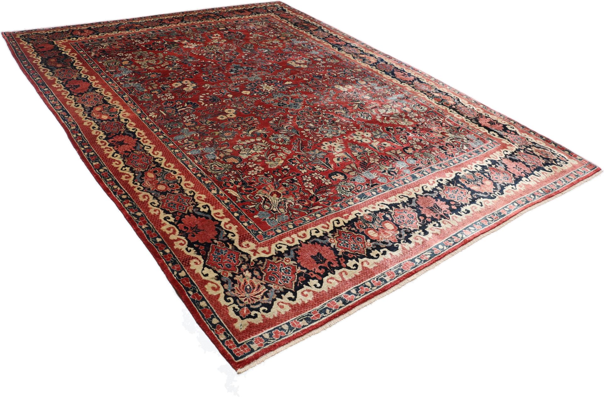 Handgeknüpfter Sarough Perserteppich, 267 × 356 cm, Wolle