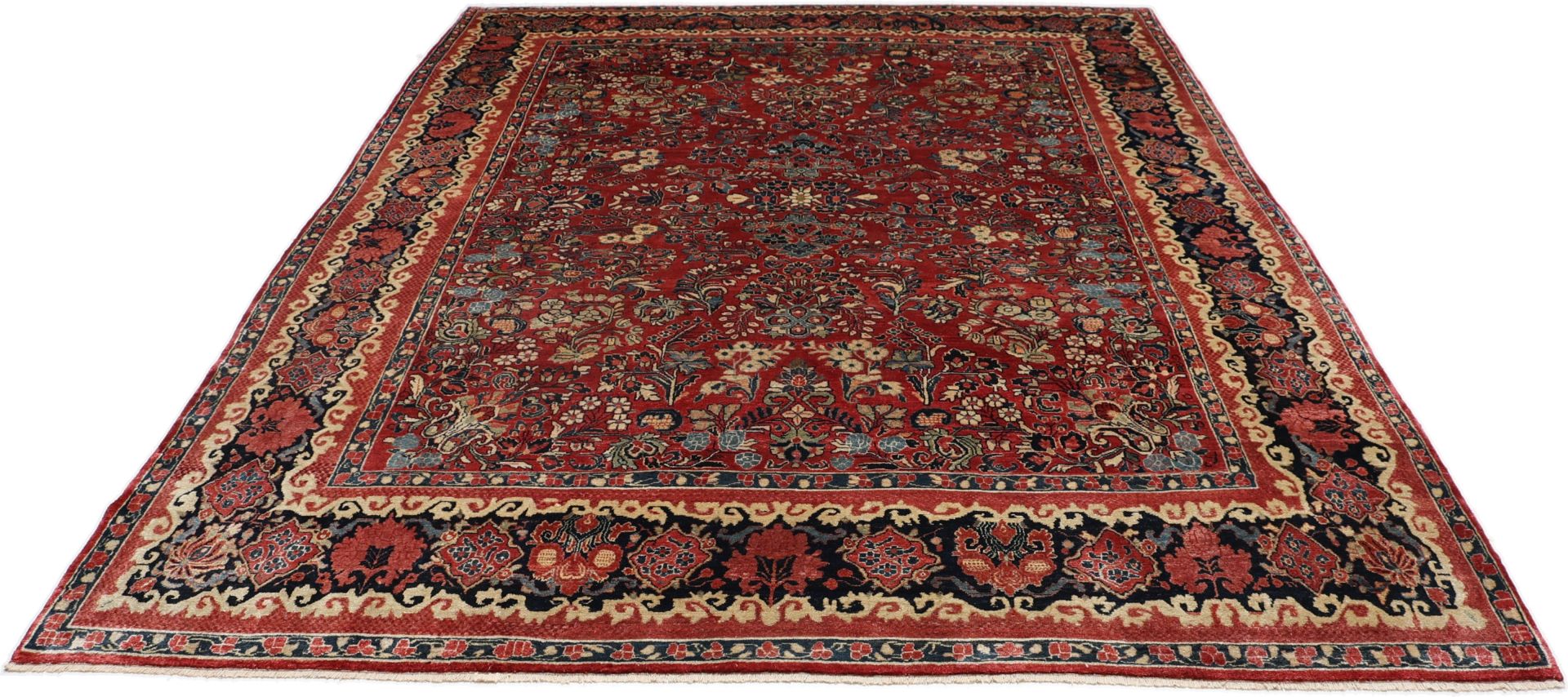 Handgeknüpfter Sarough Perserteppich, 267 × 356 cm, Wolle