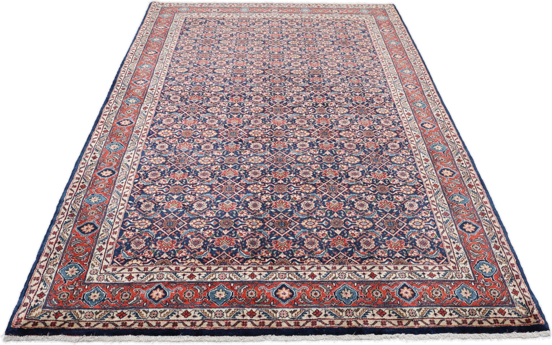 Antiker Sarough Perserteppich aus Iran, 135 × 210 cm