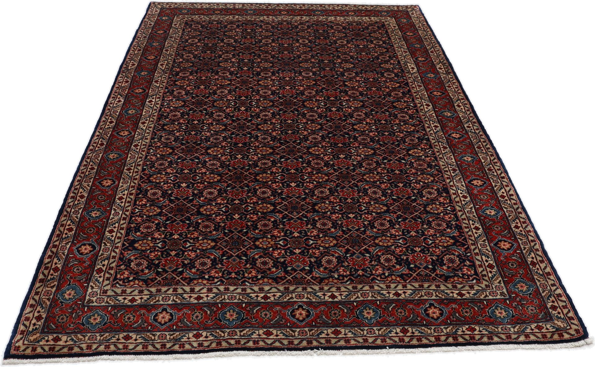 Antiker Sarough Perserteppich aus Iran, 135 × 210 cm