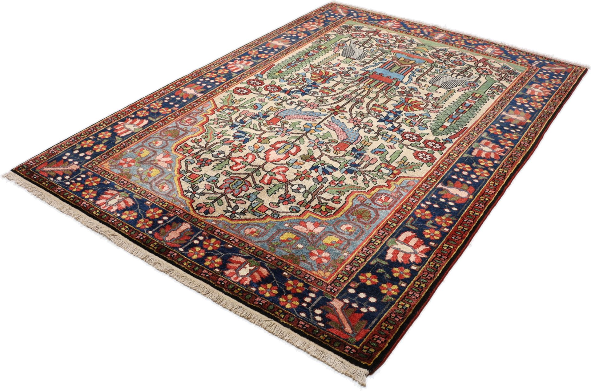 perserteppich-bachtiar-150-x-210-cm-schurwolle-handgeknupft-antik-10 Bakhtiari Perserteppich antik, 150 × 210 cm, Wolle