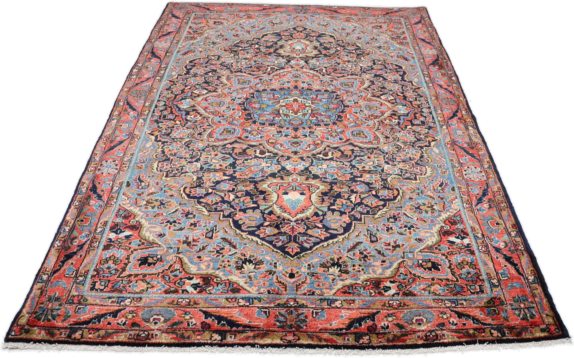 Sarough Perserteppich antik, 137 × 210 cm, Wolle