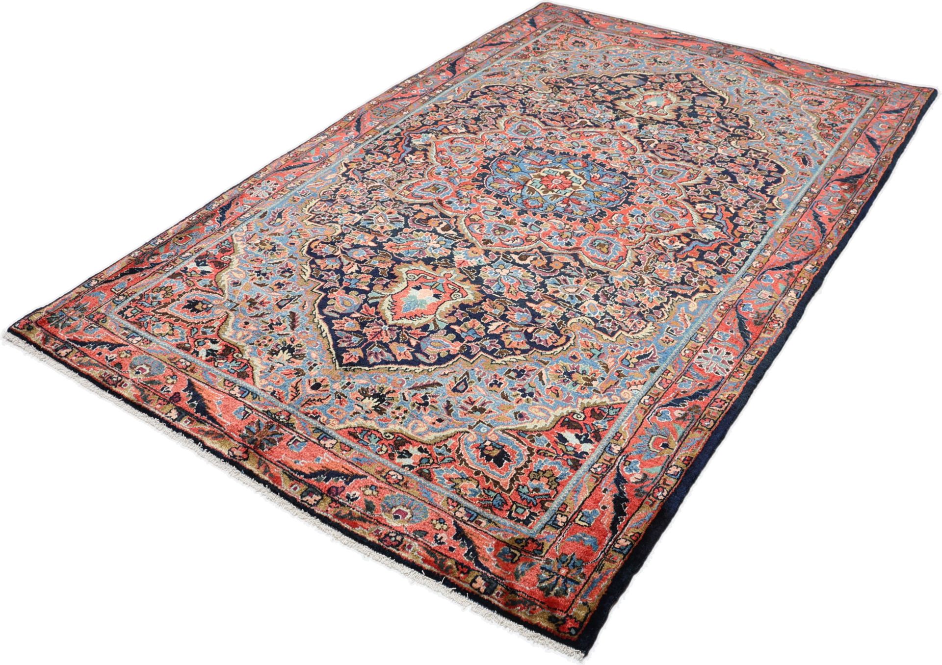 Sarough Perserteppich antik, 137 × 210 cm, Wolle