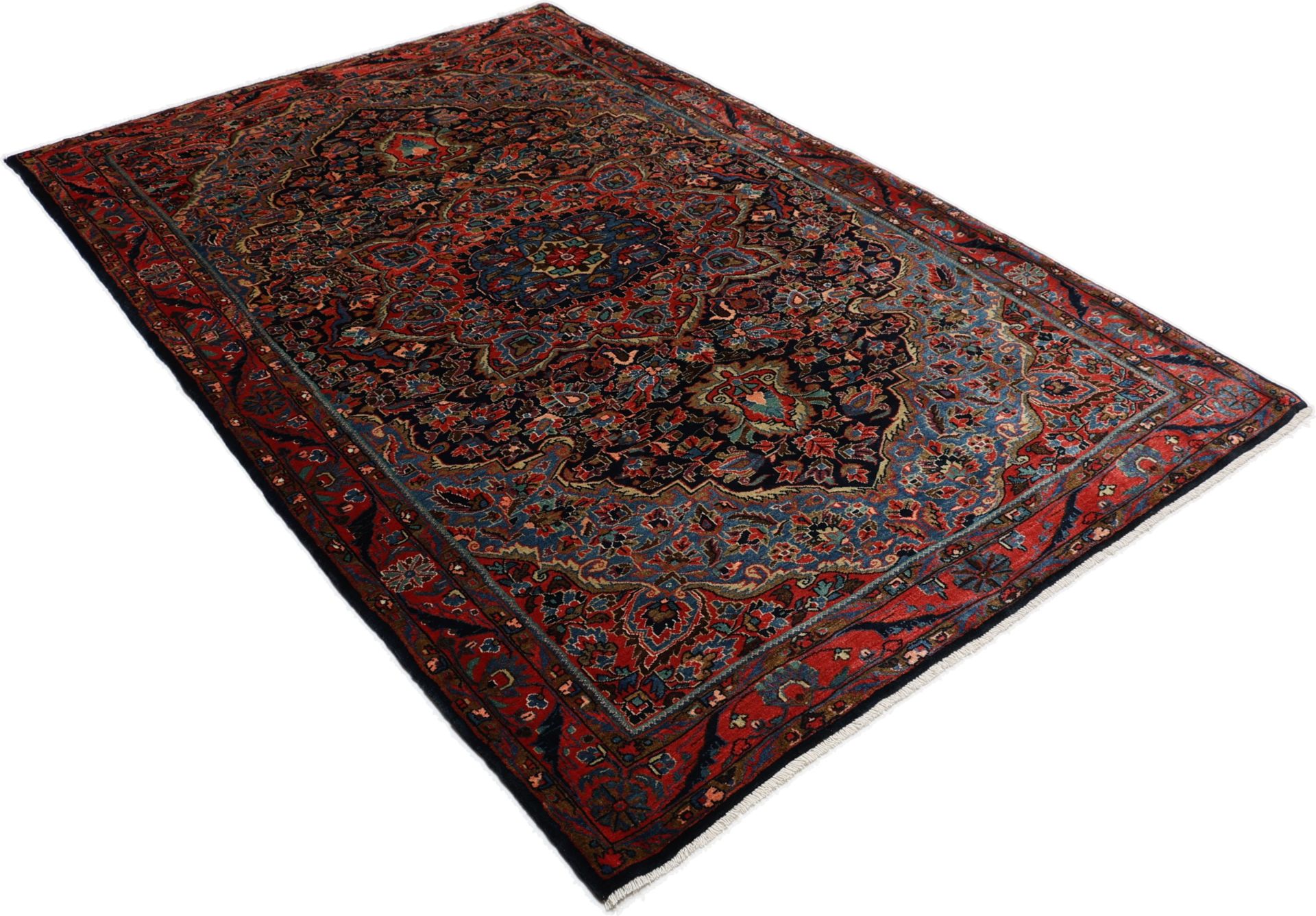 Sarough Perserteppich antik, 137 × 210 cm, Wolle