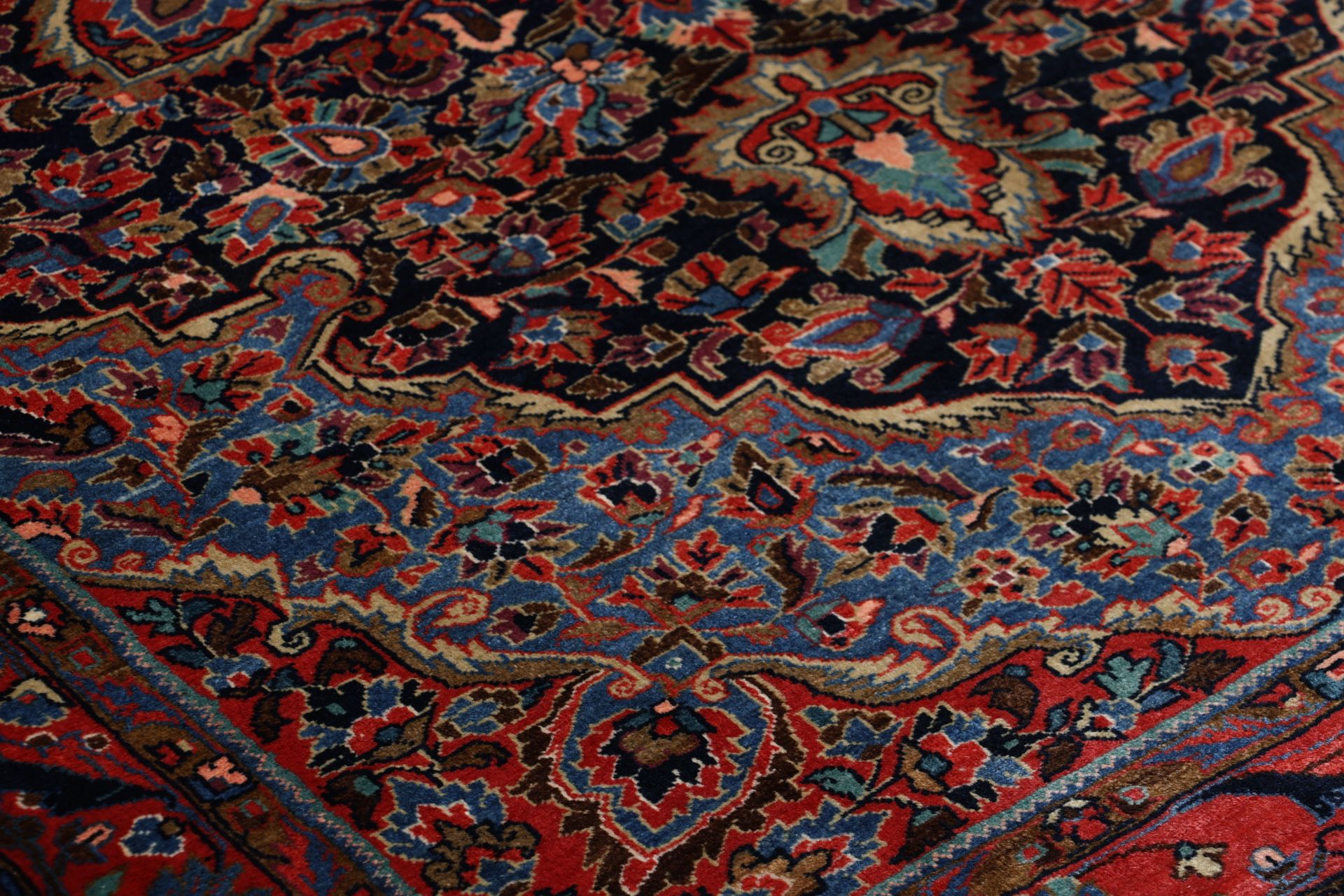 Sarough Perserteppich antik, 137 × 210 cm, Wolle