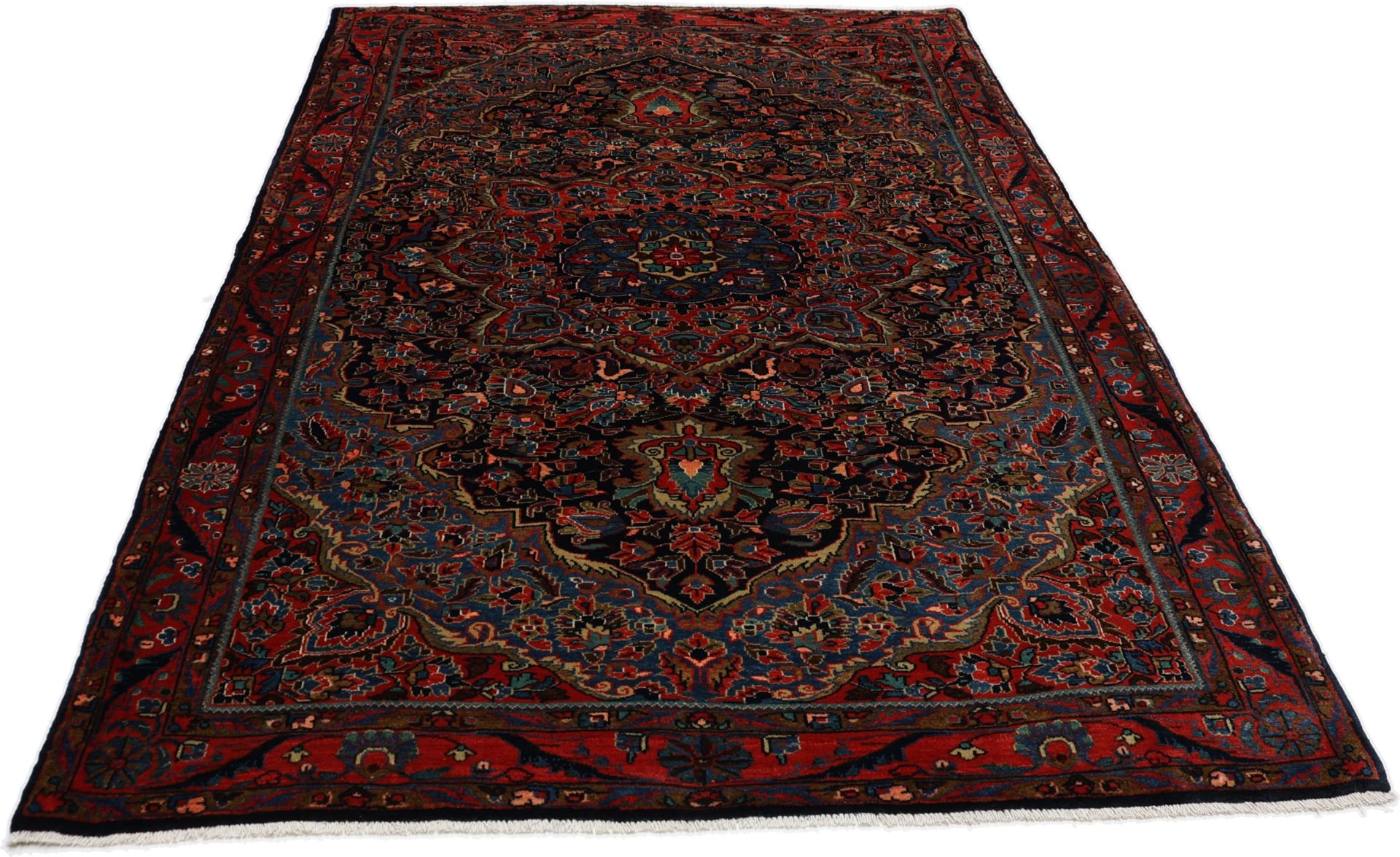 Sarough Perserteppich antik, 137 × 210 cm, Wolle