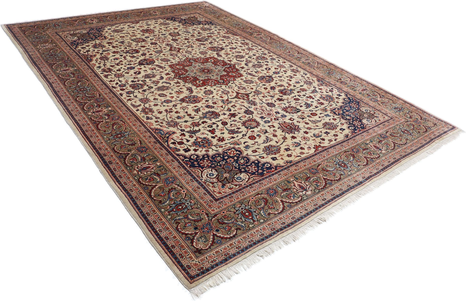 Handgeknüpfter Sarough Perserteppich 261 × 364 cm